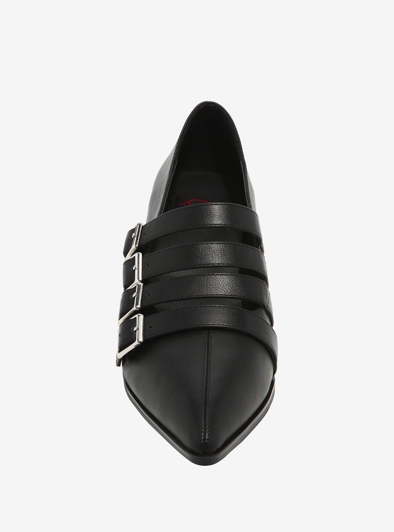 Strange Cvlt Black Coven Heels, BLACK, alternate