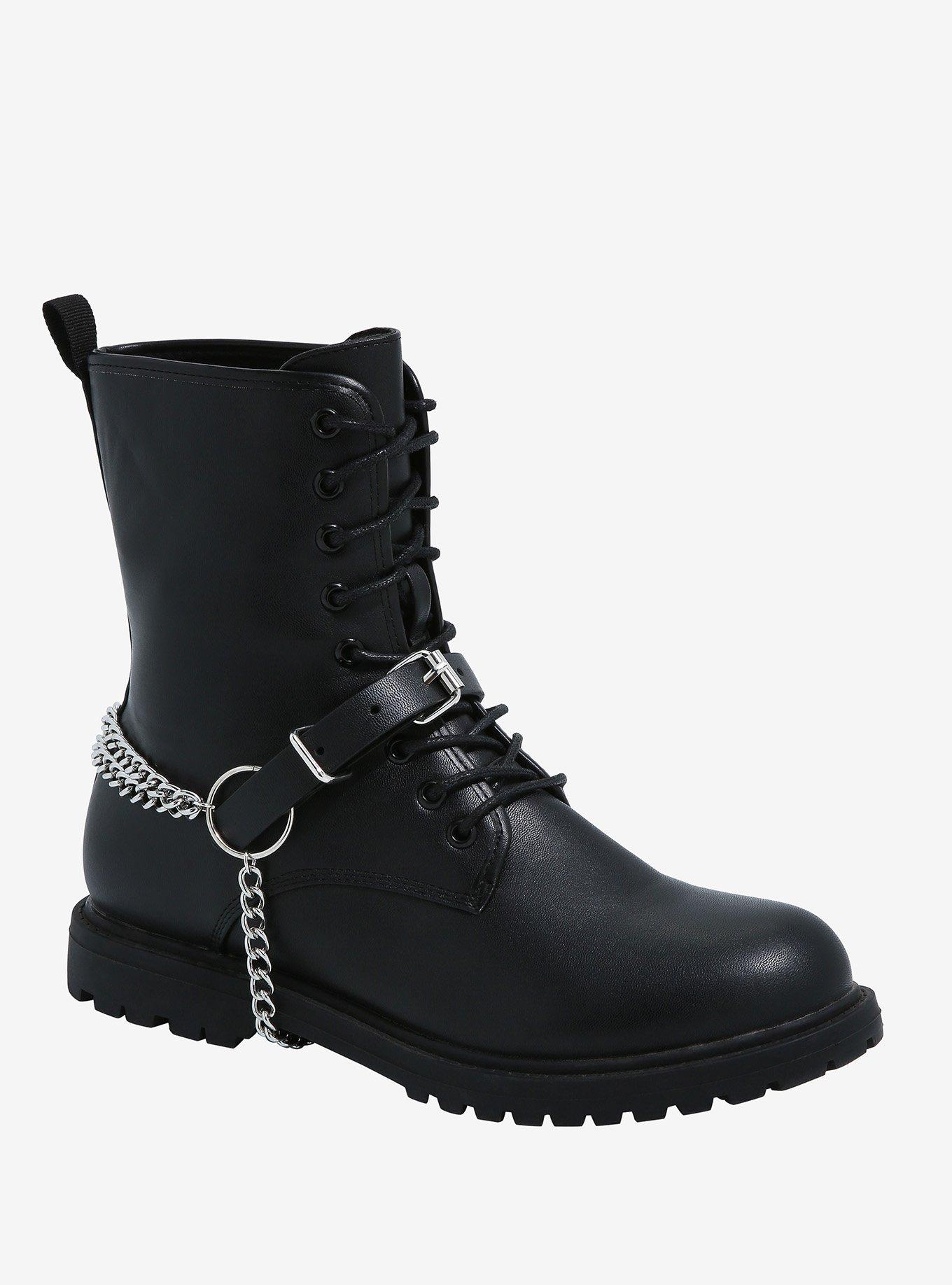 Double Chain Boot Strap Set, , alternate