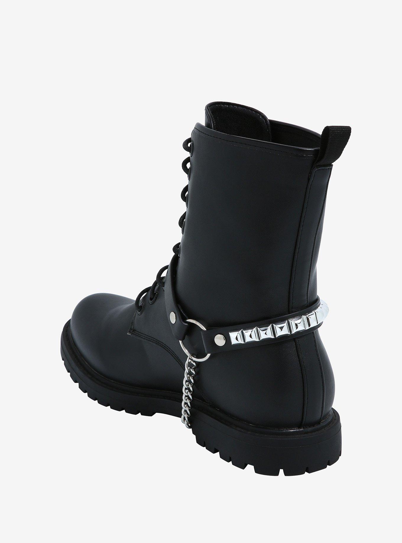Studs & Chains Boot Strap Set, , alternate