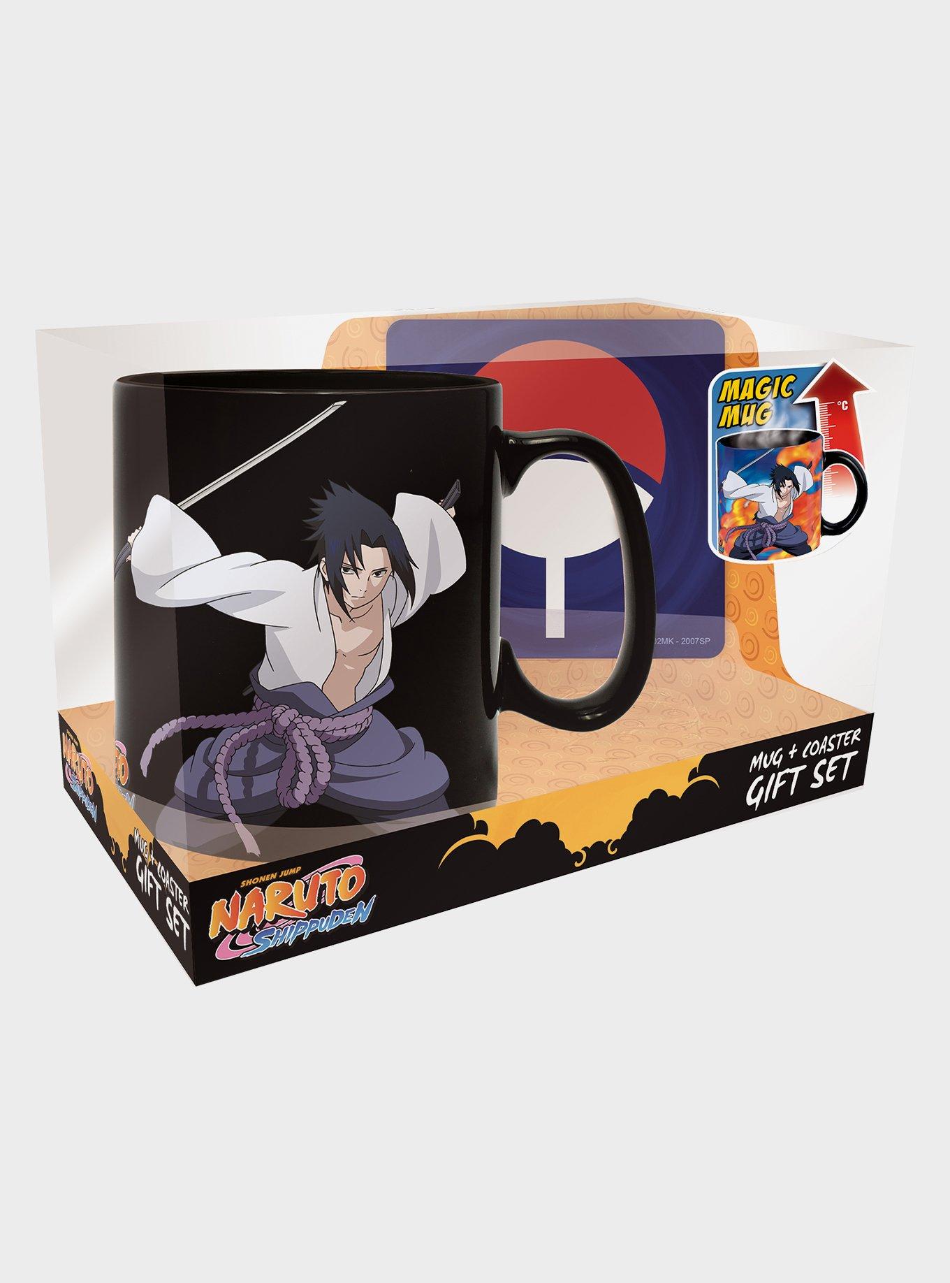 Naruto Sasuke Heat Reveal Mug & Coaster Set, , alternate