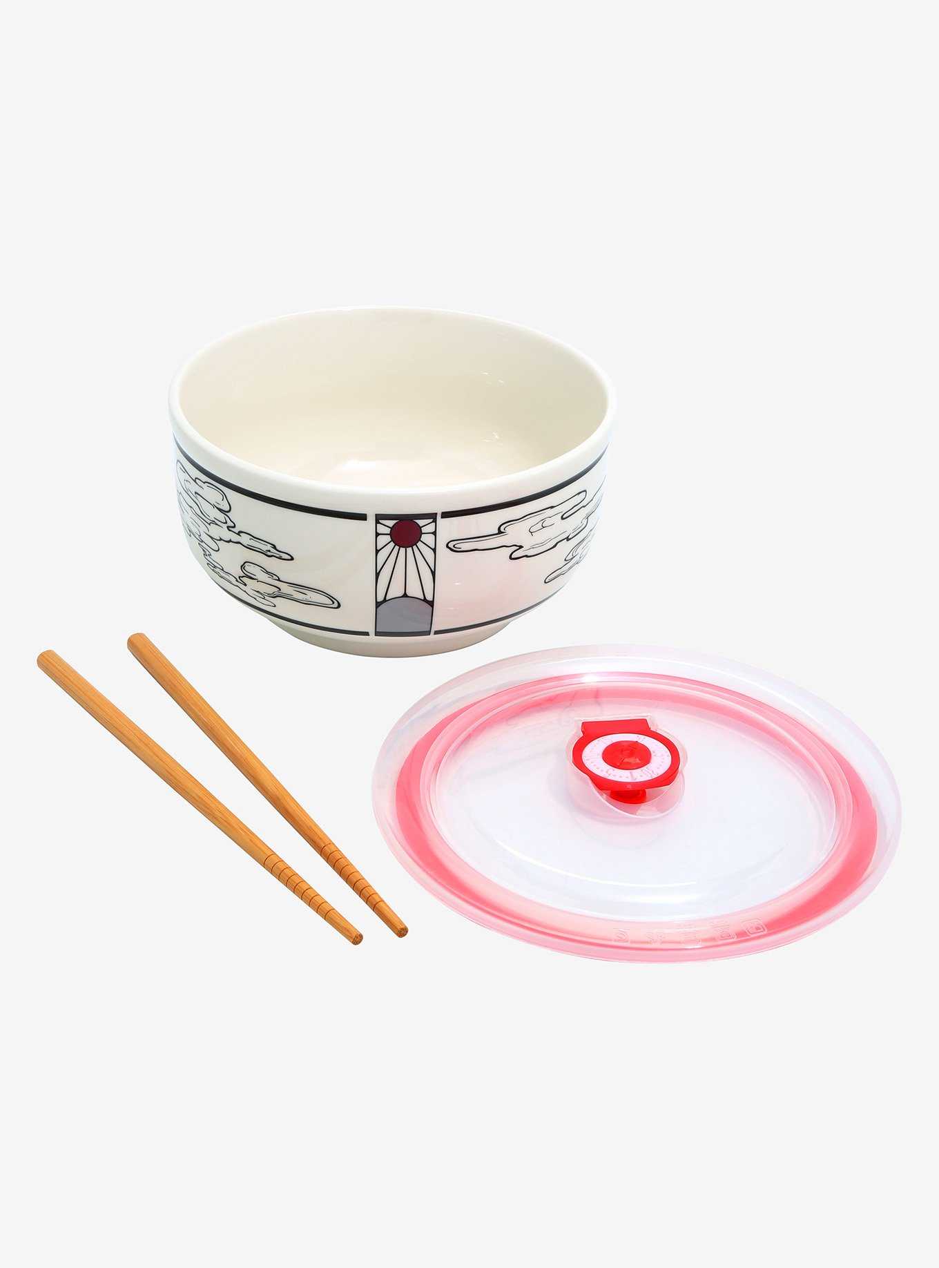 Demon Slayer: Kimetsu no Yaiba Clouds Ramen Bowl with Lid, , hi-res
