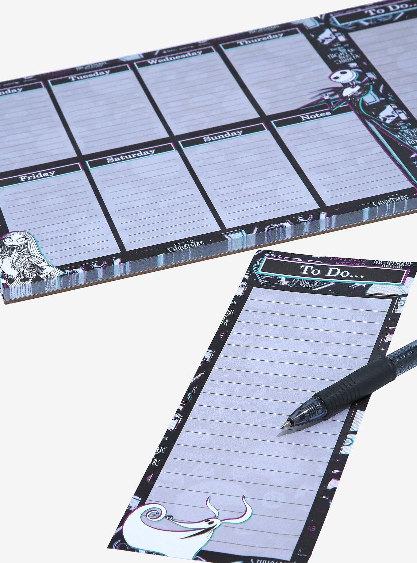 Disney The Nightmare Before Christmas Characters Desk Planner, , alternate