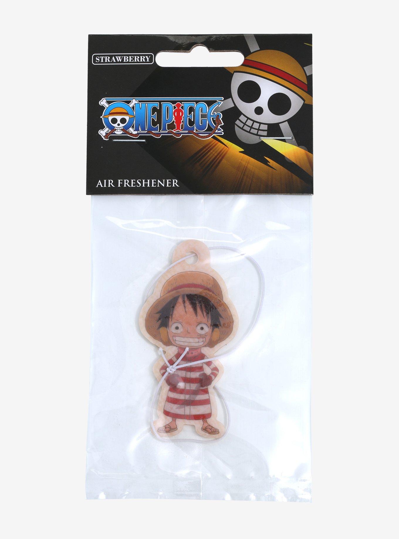 One Piece Chibi Monkey D. Luffy Strawberry Scented Air Freshener, , alternate