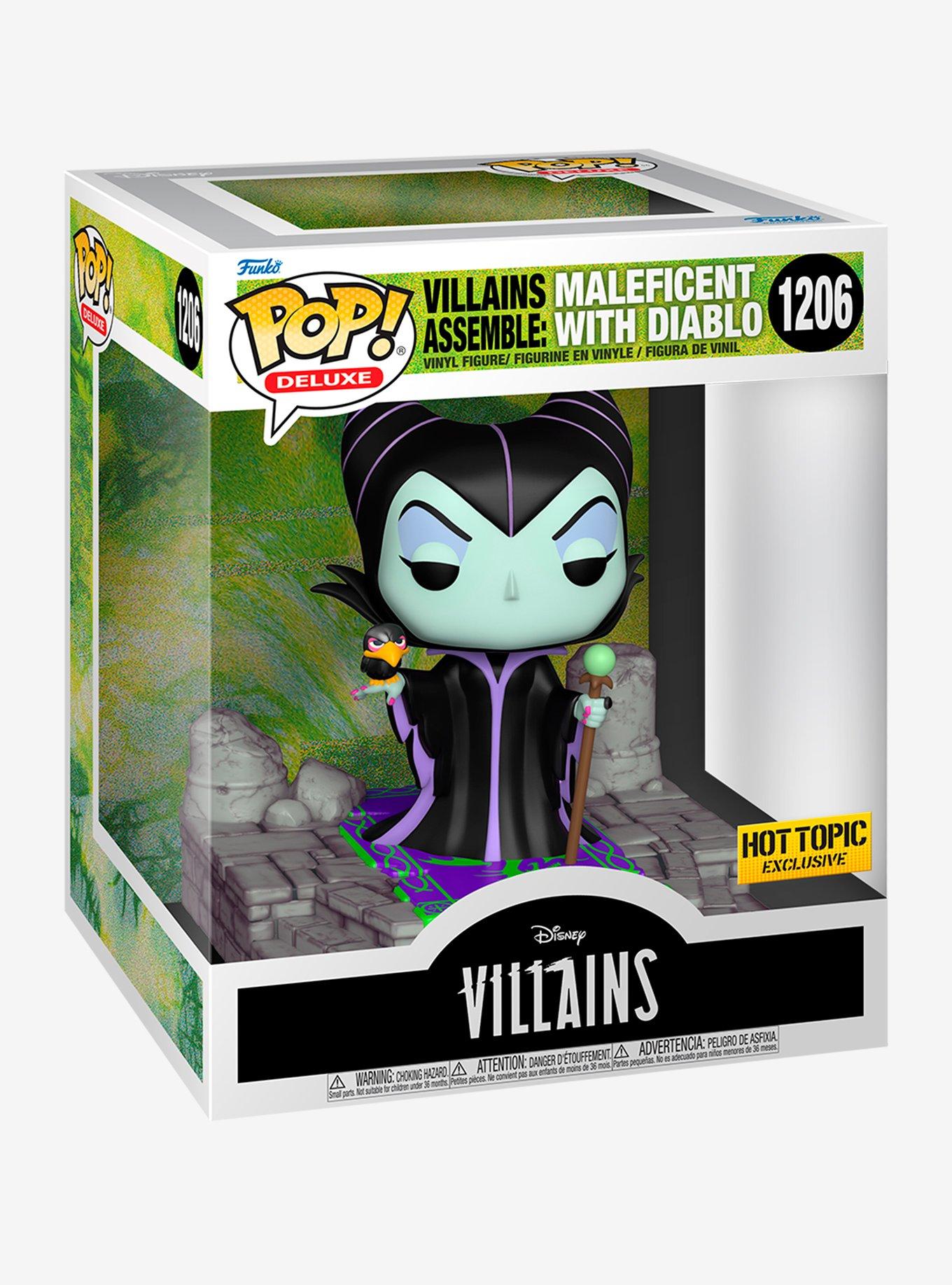 Funko Disney Villains Assemble Pop! Deluxe Maleficent With Diablo Vinyl Figure Hot Topic Exclusive, , alternate