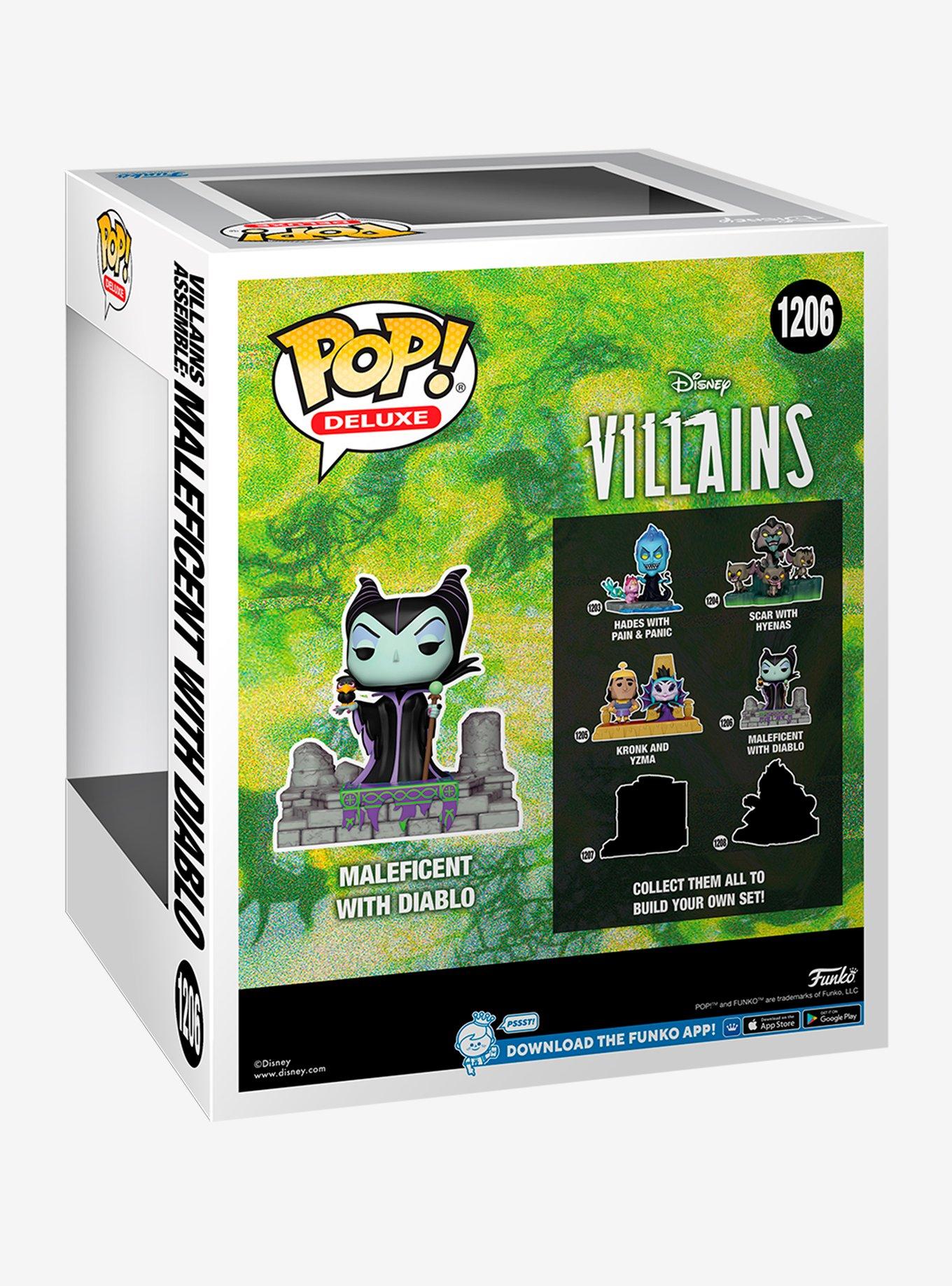 Funko Disney Villains Assemble Pop! Deluxe Maleficent With Diablo Vinyl Figure Hot Topic Exclusive, , alternate