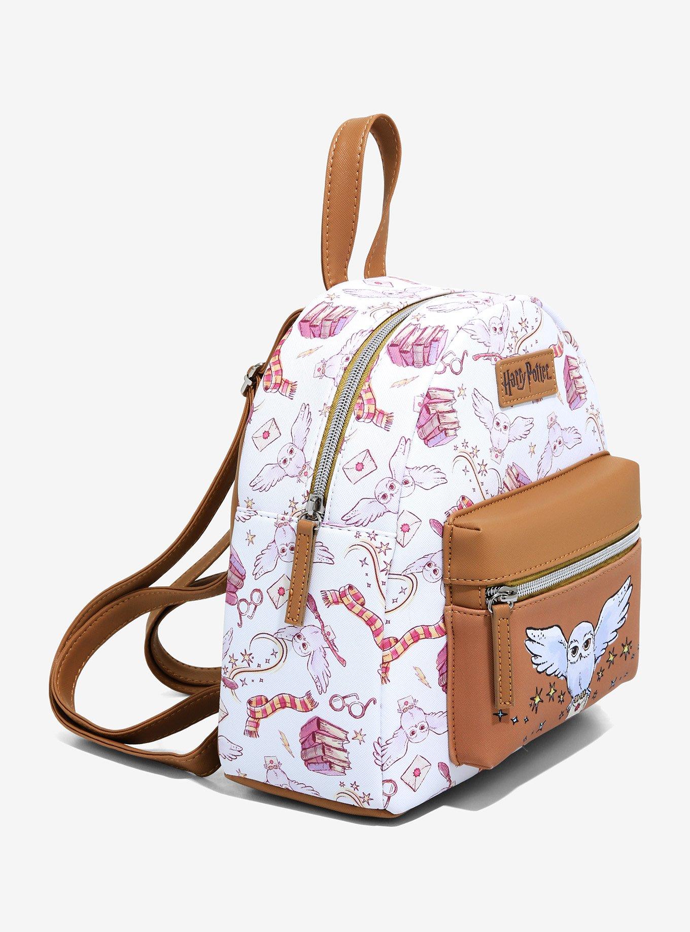 Harry Potter Hedwig Watercolor Mini Backpack, , alternate