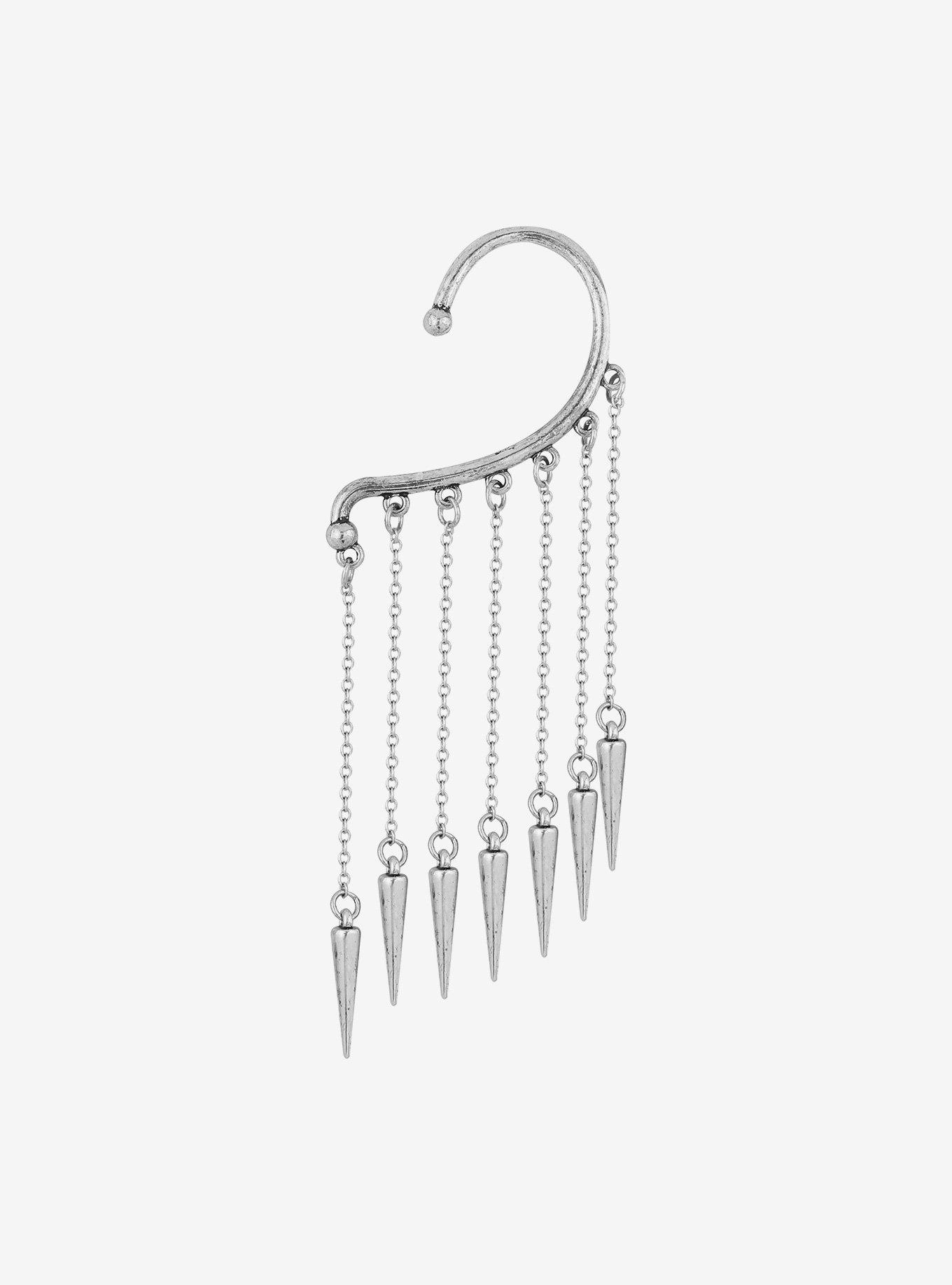 Spike Drop Ear Cuff, , alternate