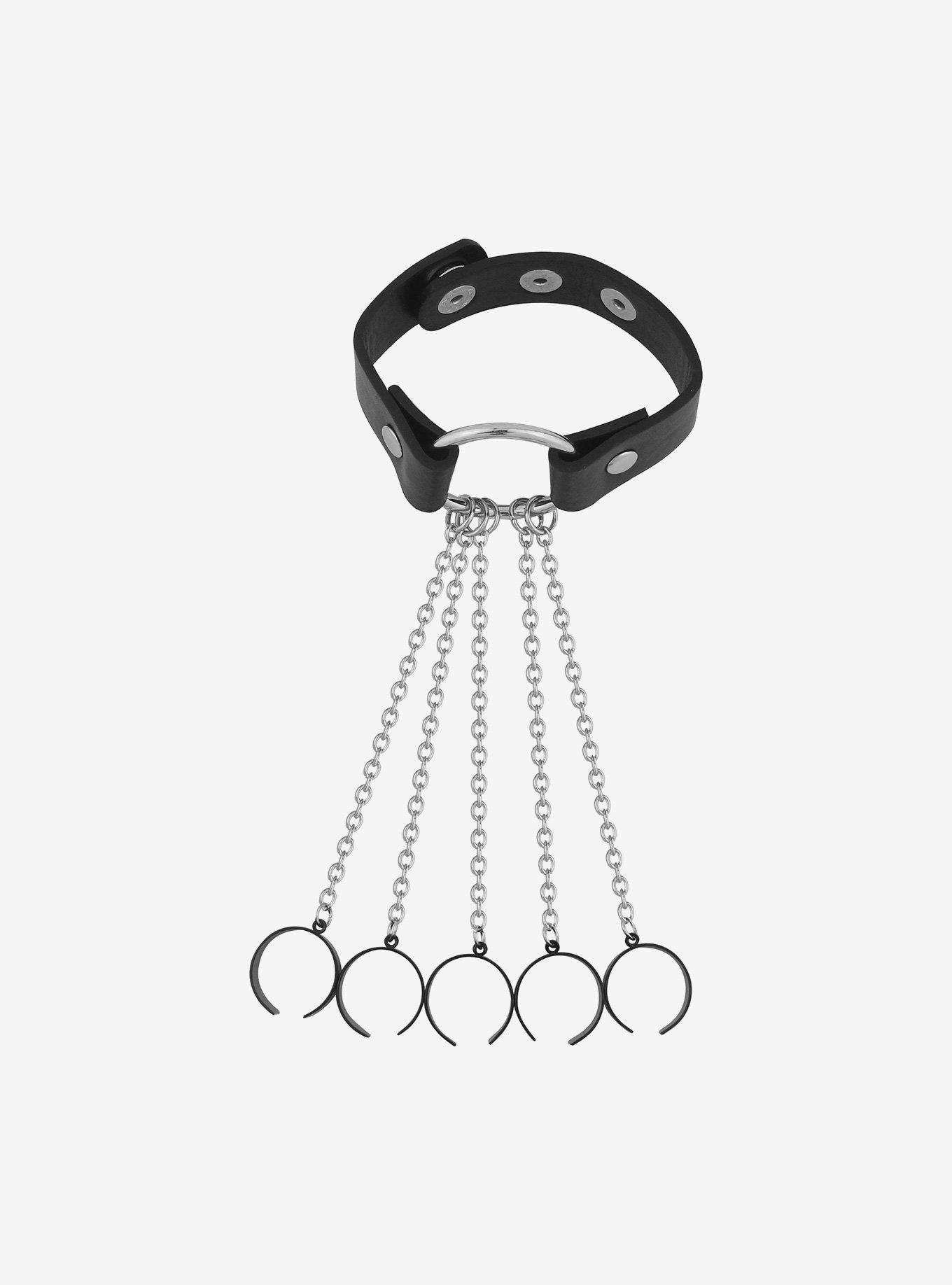 O-Ring Chain Hand Ring Bracelet, , alternate