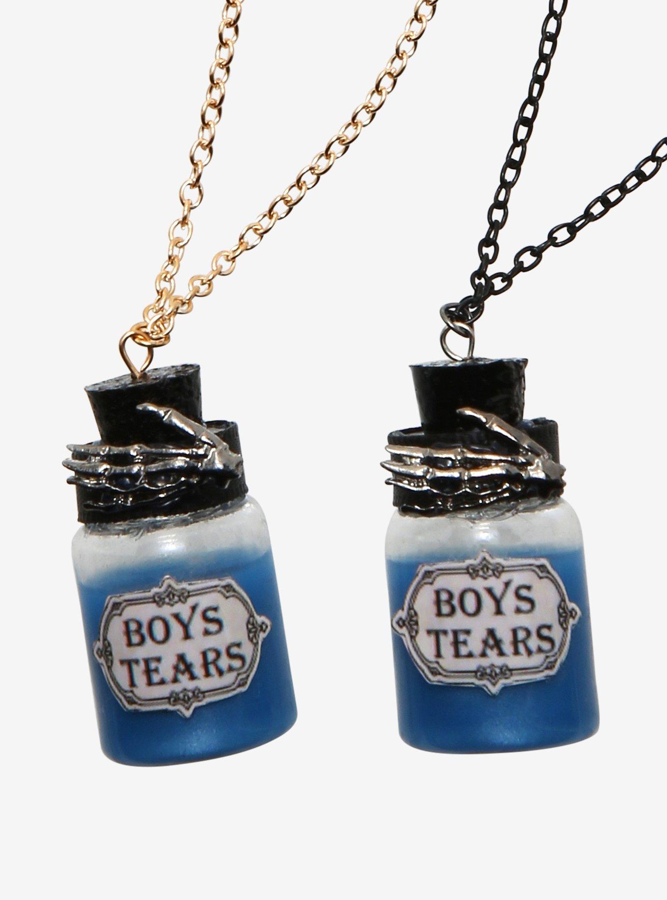 Boy Tears Capsule Best Friend Necklace Set, , alternate
