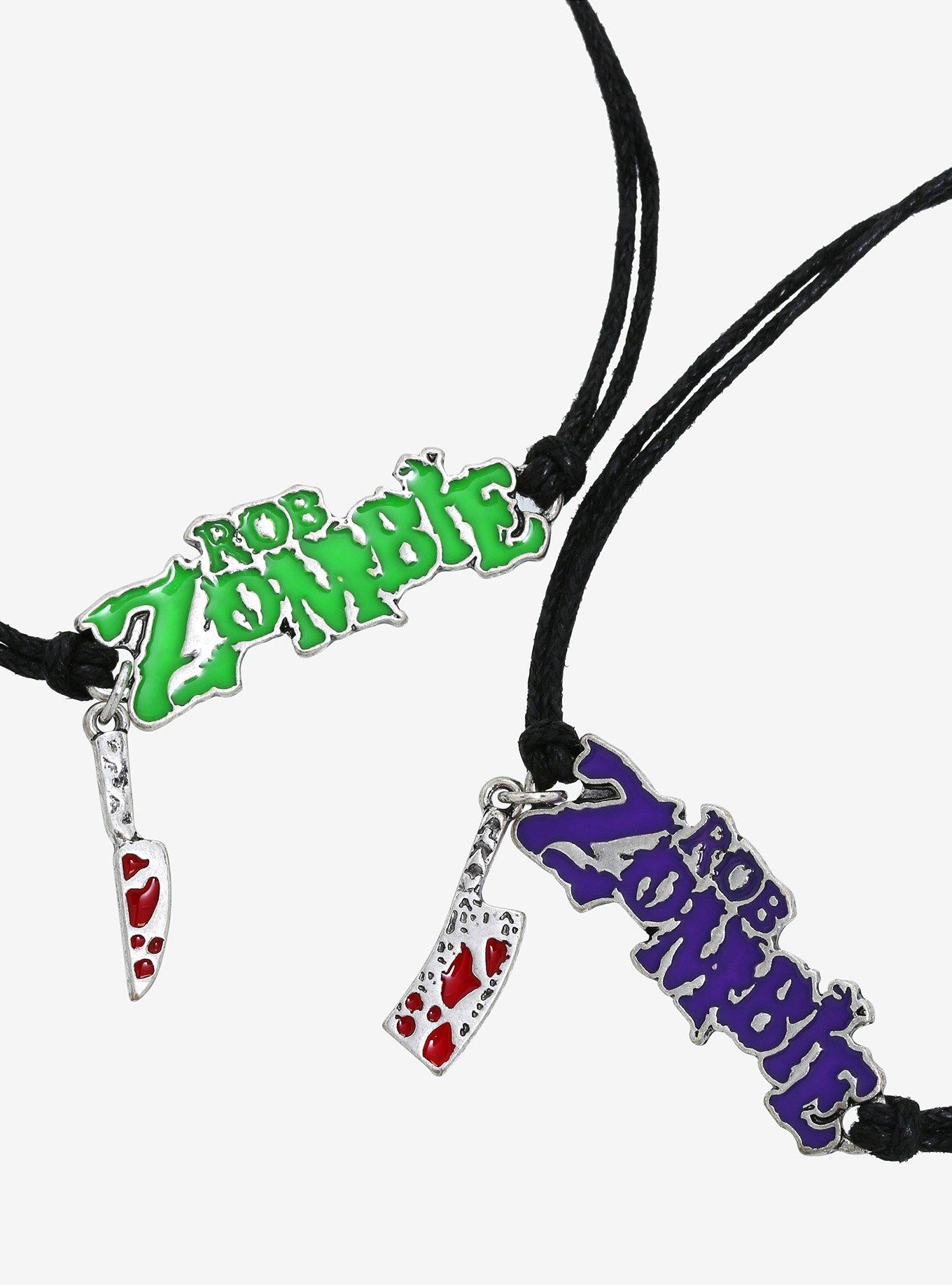 Rob Zombie Bloody Weapon Best Friend Cord Bracelet Set, , alternate