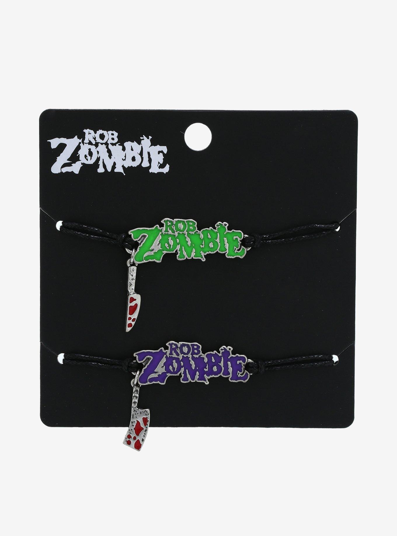 Rob Zombie Bloody Weapon Best Friend Cord Bracelet Set, , alternate