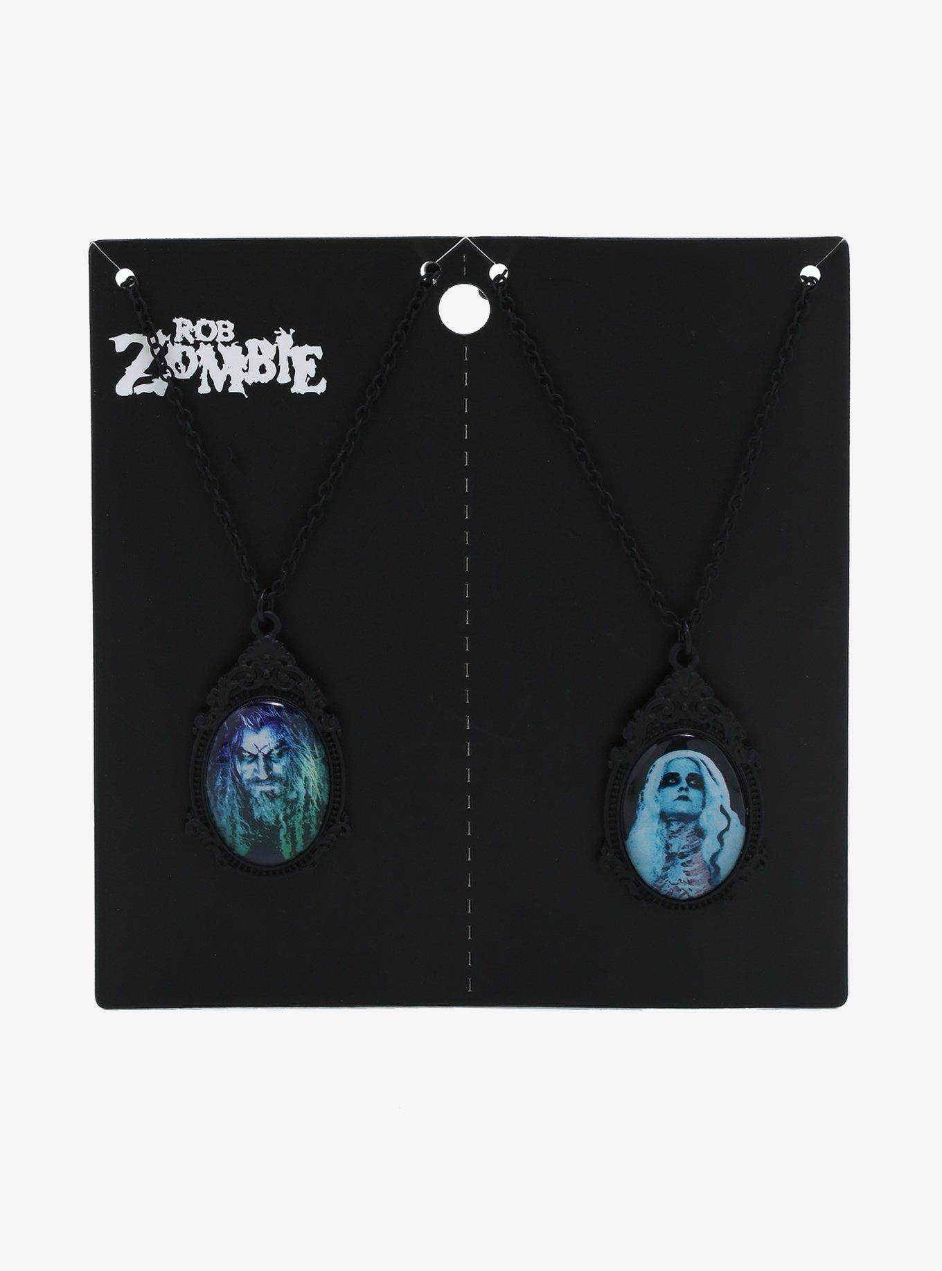 Rob Zombie Living Dead Girl Pendant Best Friend Necklace Set, , alternate