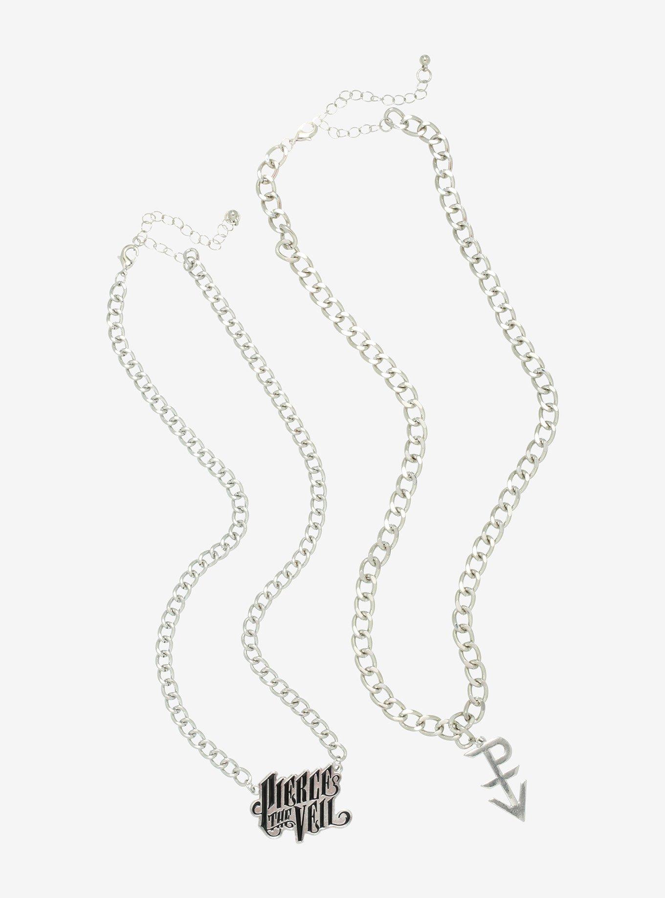 Pierce The Veil Logo Necklace Set, , alternate
