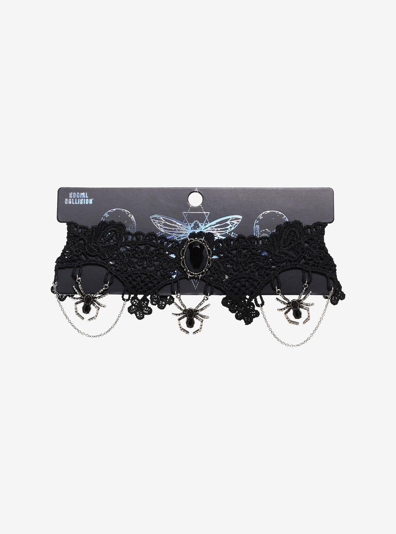 Black Spider Choker, , alternate