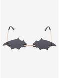 Black Bat Wing Sunglasses, , alternate