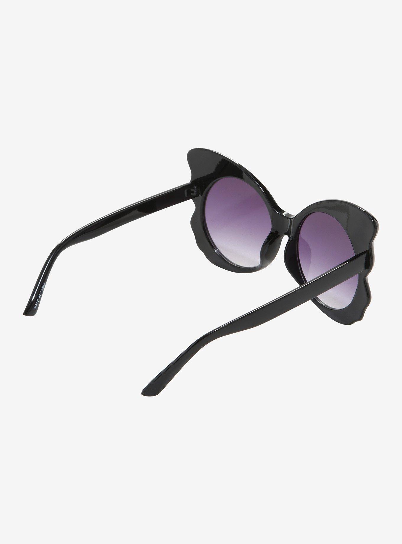 Black Butterfly Sunglasses, , alternate