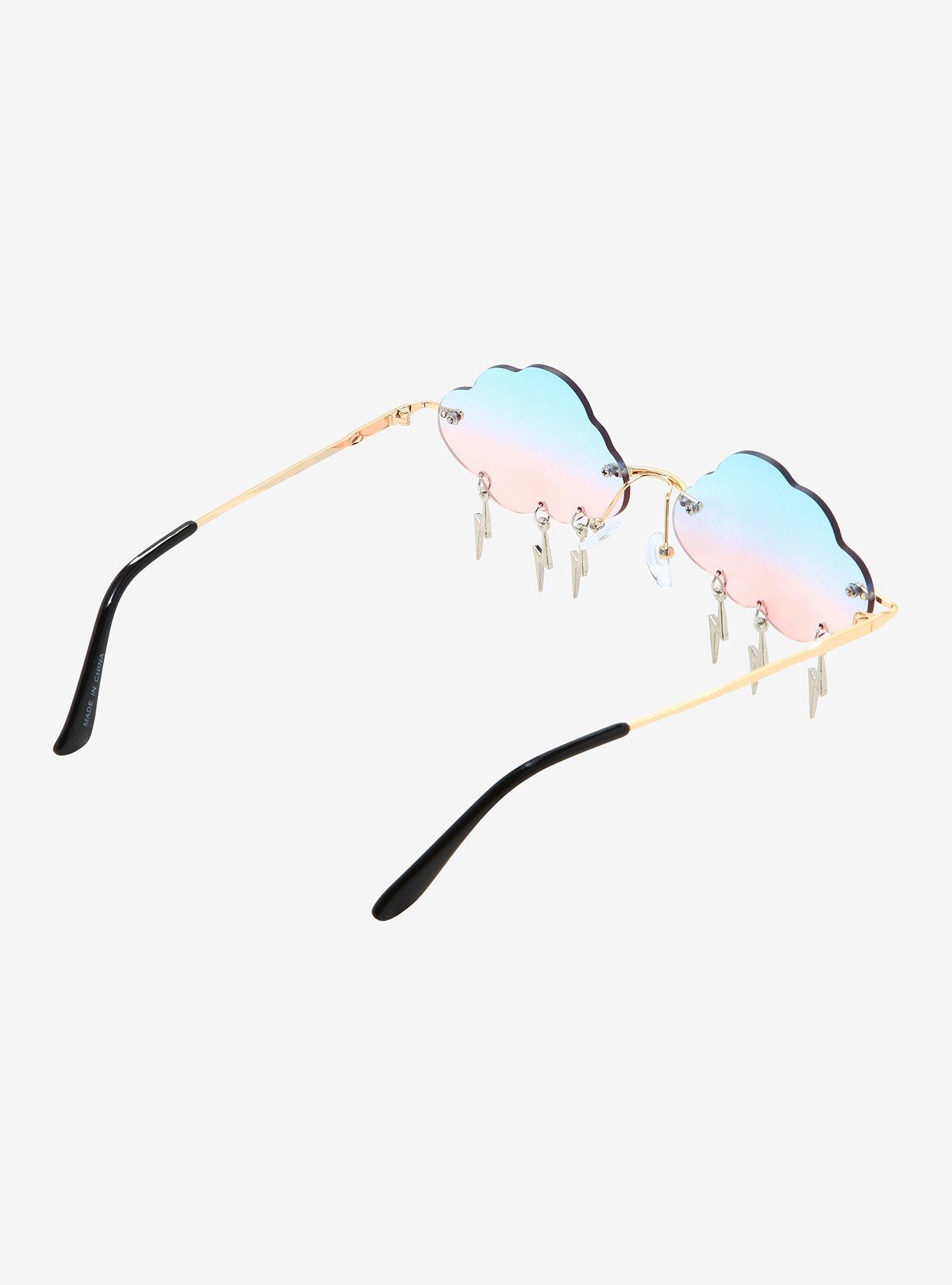 Clouds With Lightning Sunglasses, , alternate