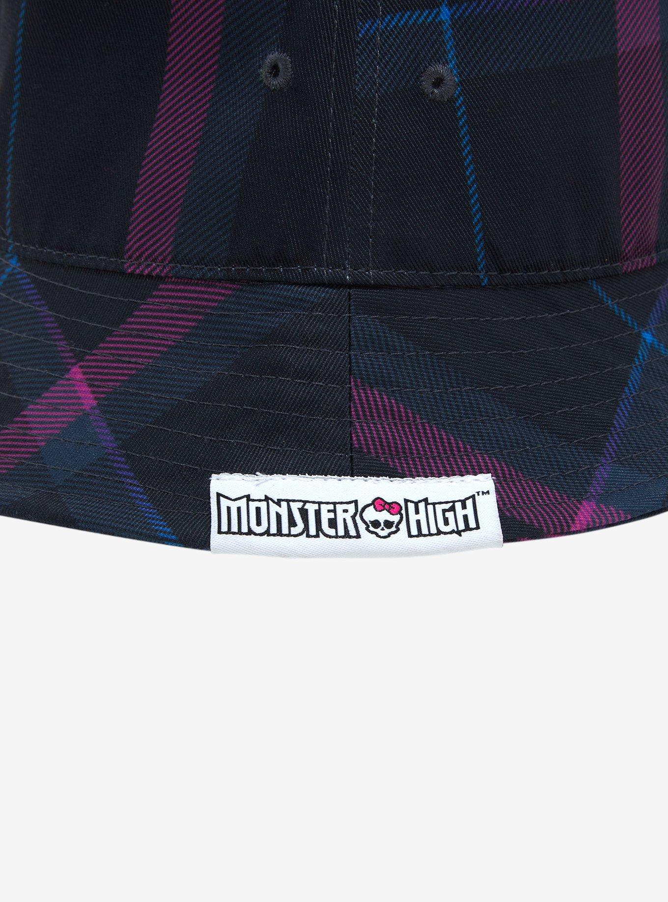 Monster High Plaid Skullette Bucket Hat, , alternate