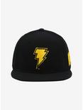 DC Comics Black Adam Logo Snapback Hat, , alternate