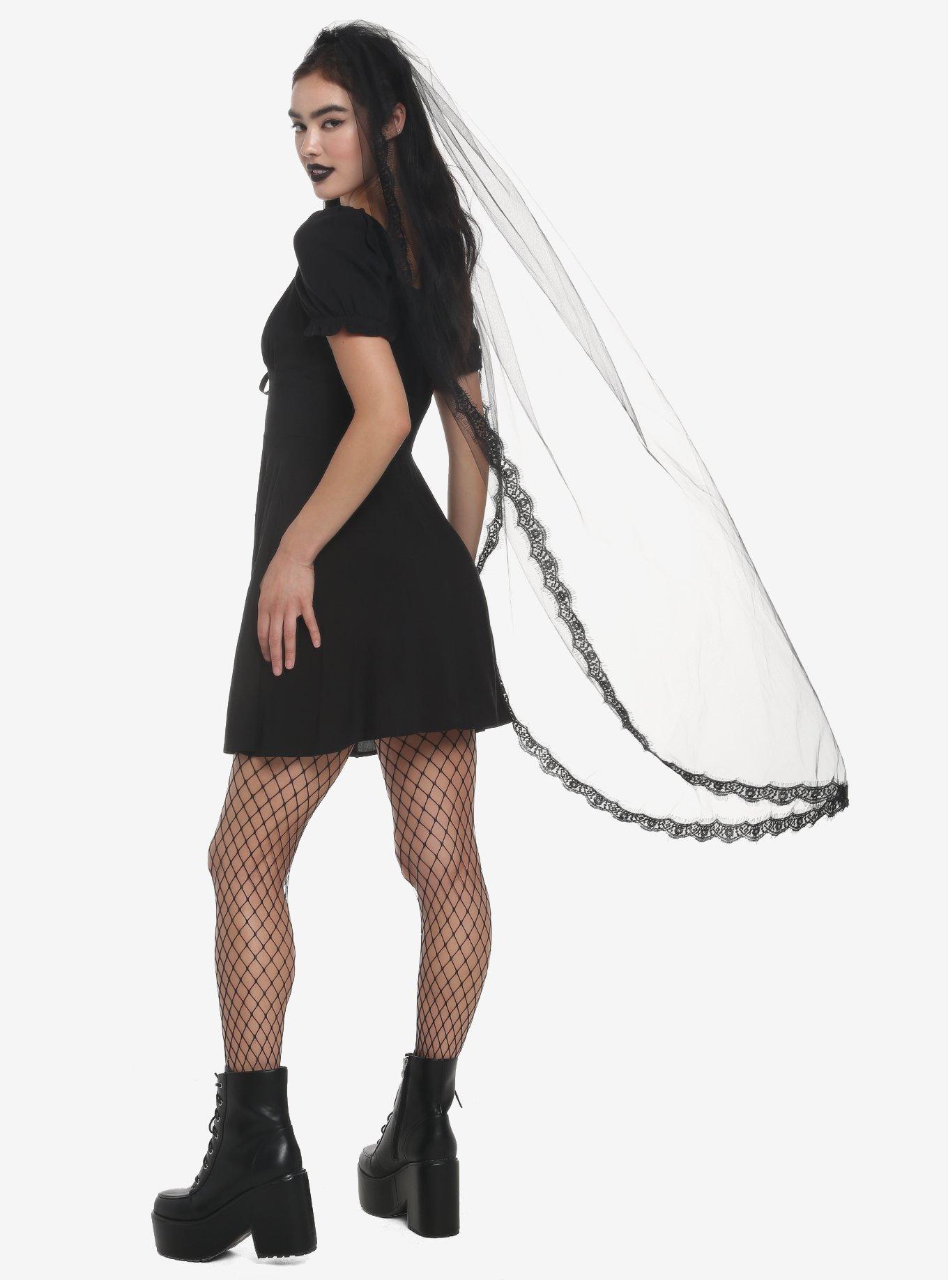 Black Lace Veil, , alternate