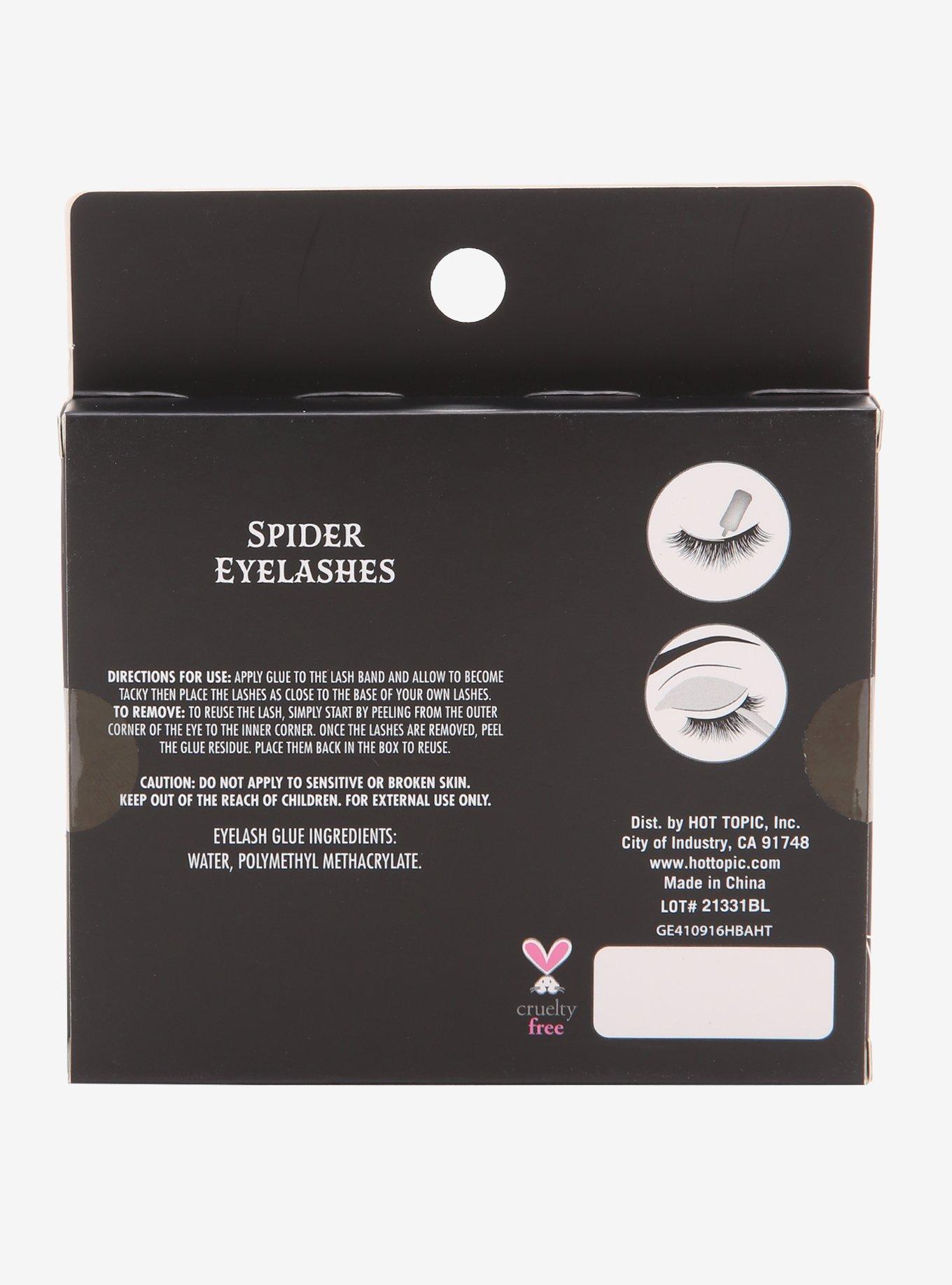 Spider Faux Eyelashes, , alternate