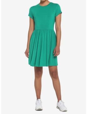 Green Skater Dress, , hi-res