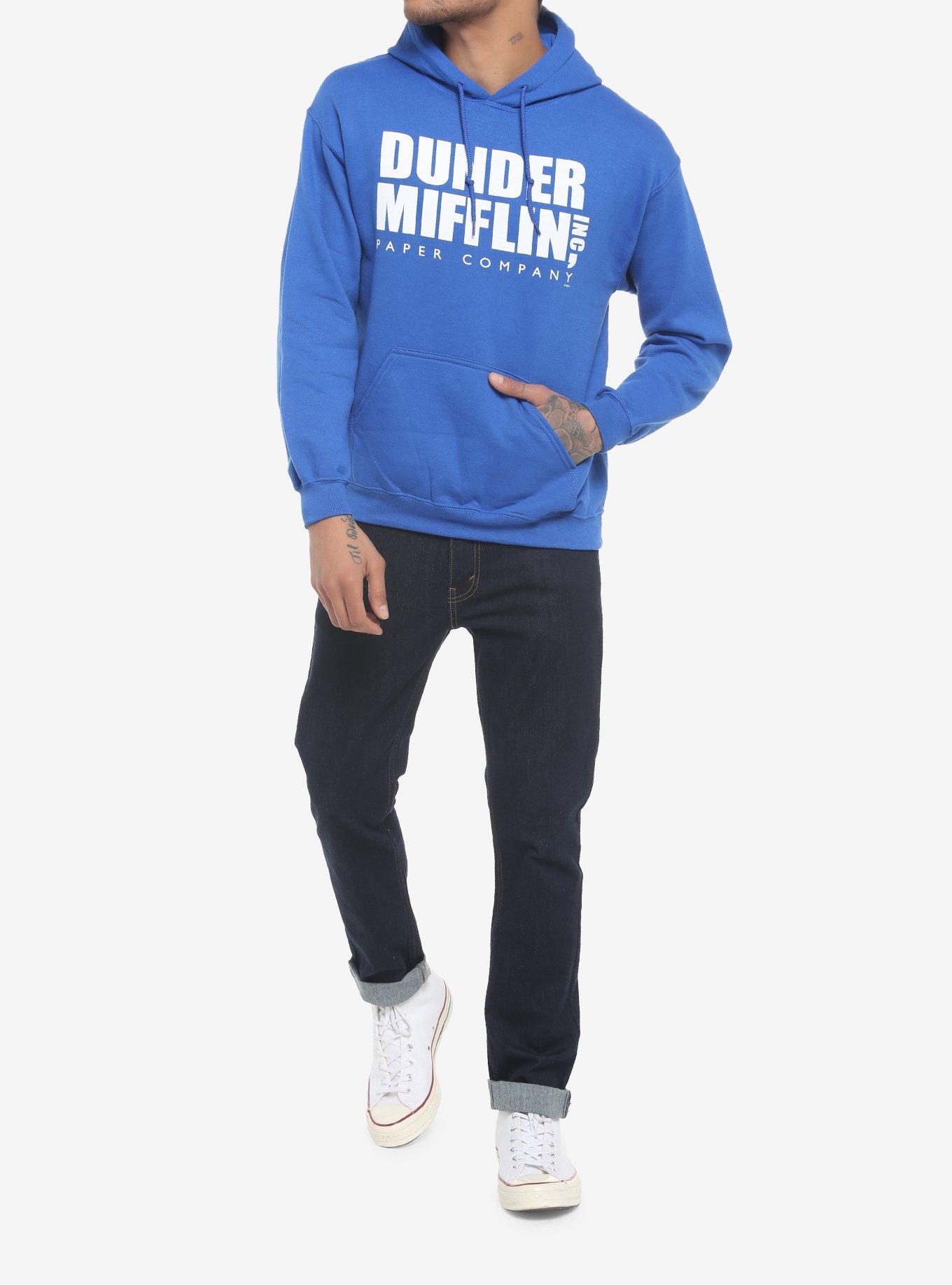 The Office Dunder Mifflin Hoodie, BLUE, alternate