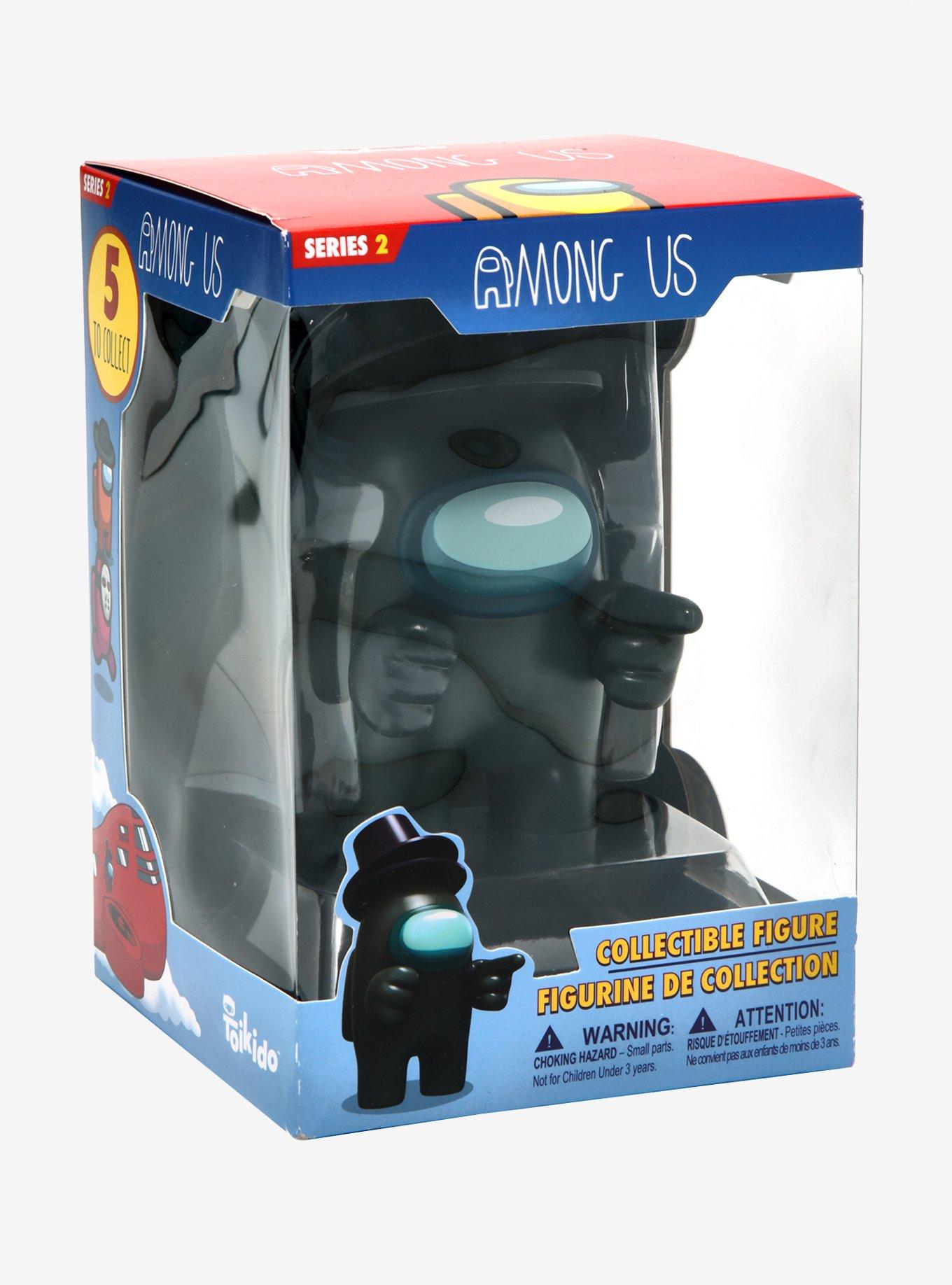 Among Us Series 2 Black Top Hat Crewmate Collectible Figure, , alternate
