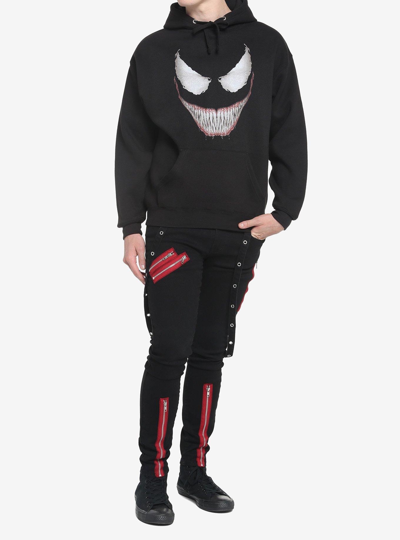 Marvel Venom Hoodie, BLACK, alternate