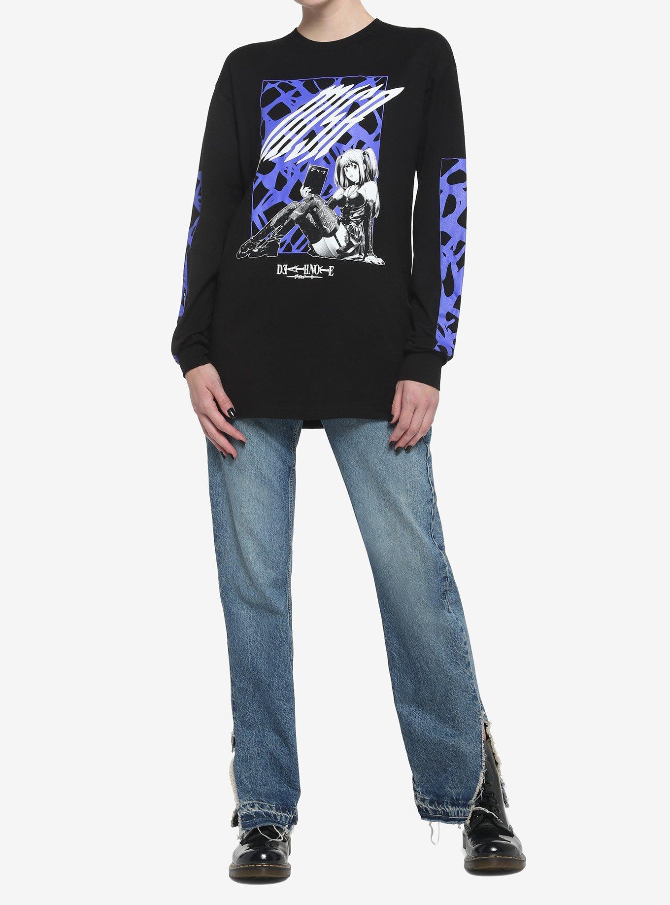 Death Note Misa Panel Girls Long-Sleeve T-Shirt, MULTI, alternate