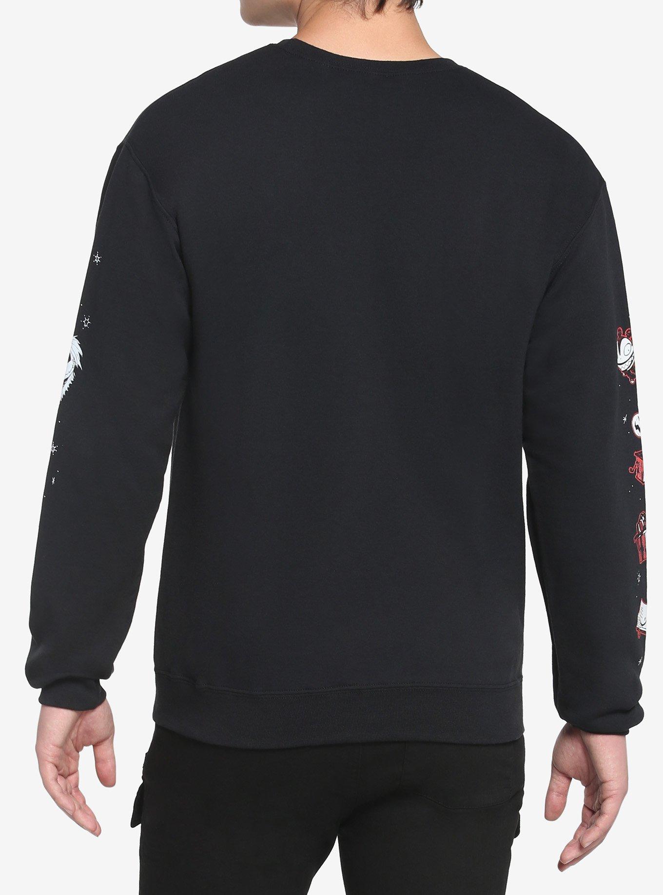 The Nightmare Before Christmas Holiday Icons Sweatshirt, BLACK, alternate