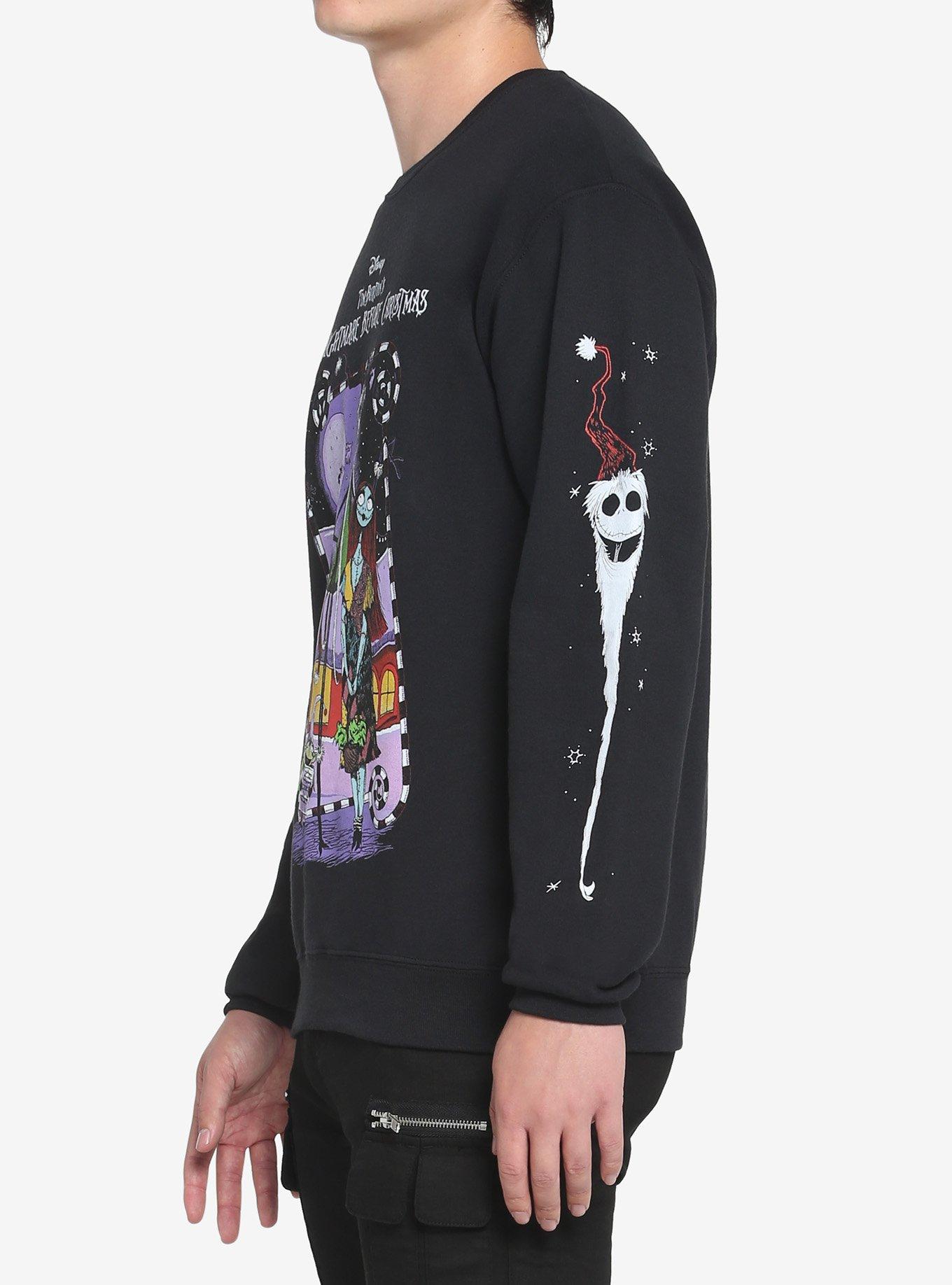 The Nightmare Before Christmas Holiday Icons Sweatshirt, BLACK, alternate
