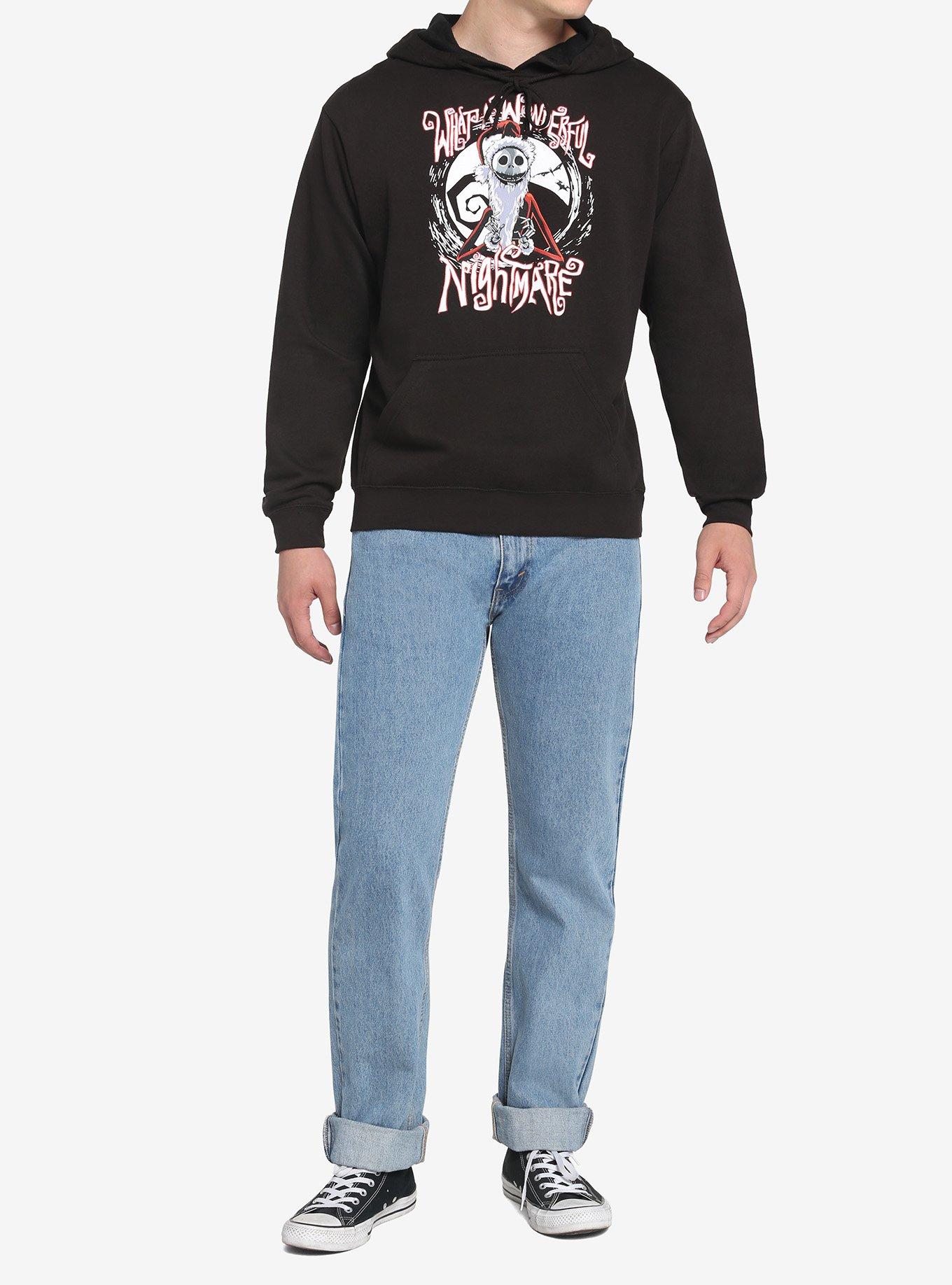 The Nightmare Before Christmas What A Wonderful Nightmare Hoodie, BLACK, alternate