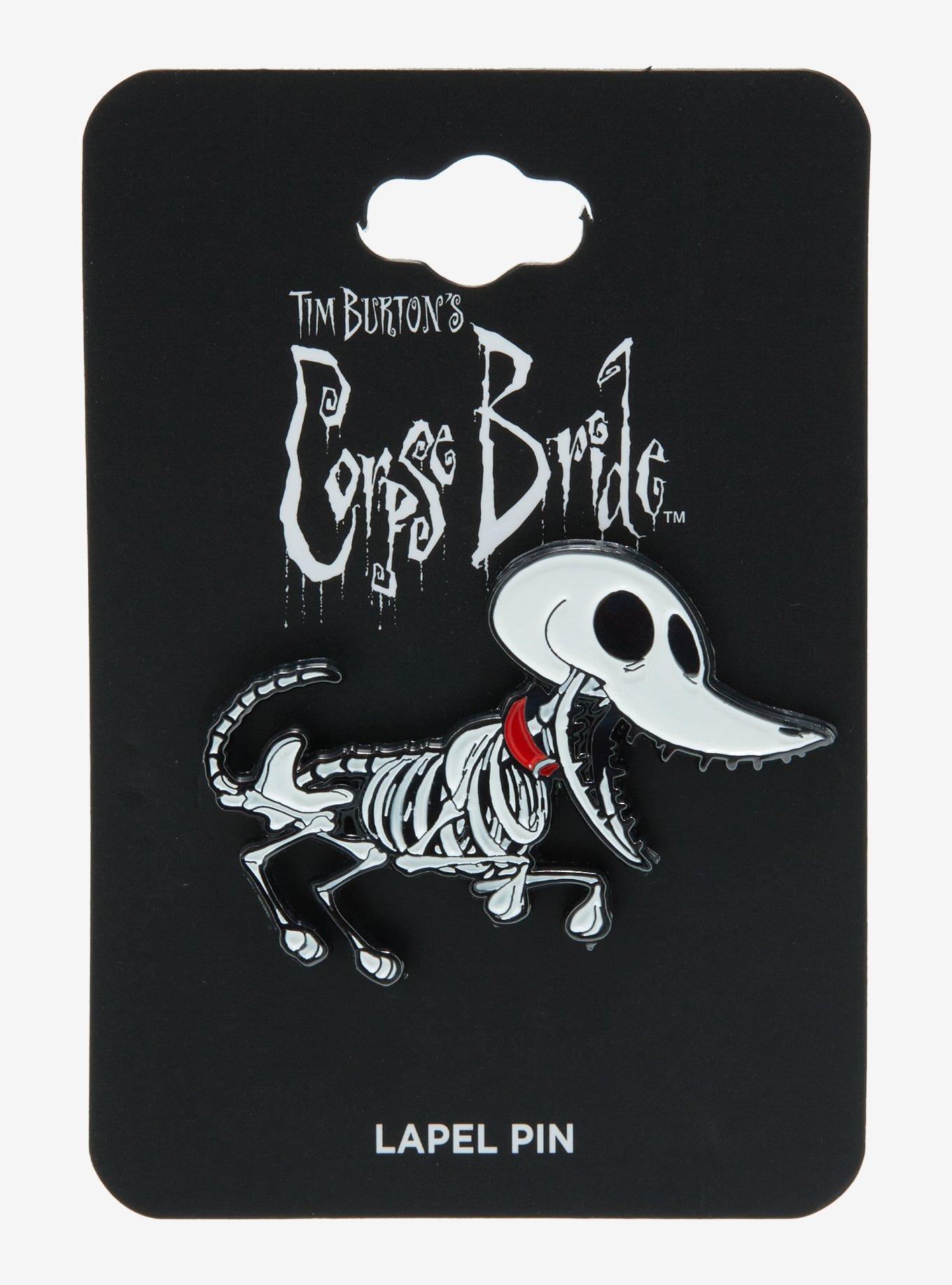 Corpse Bride Scraps Enamel Pin, , alternate