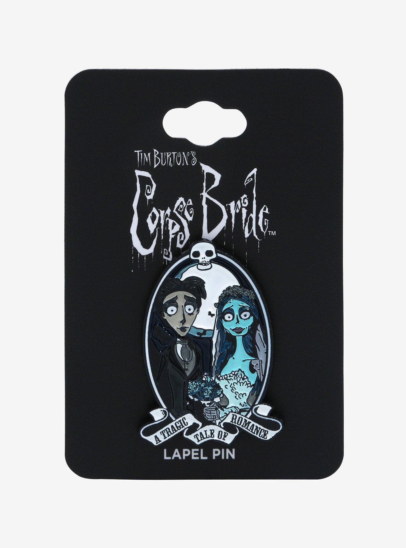 Corpse Bride Portrait Enamel Pin, , alternate