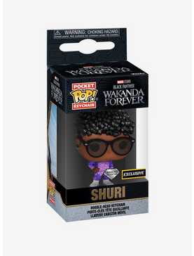 Funko Marvel Black Panther: Wakanda Forever Diamond Collection Pocket Pop! Shuri Vinyl Bobble-Head Key Chain Hot Topic Exclusive, , hi-res