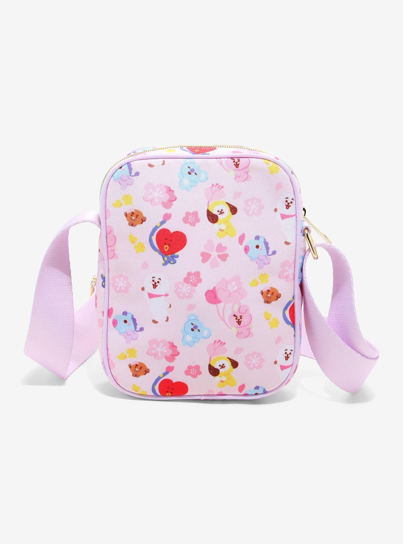 BT21 Cherry Blossom Athletic Crossbody Bag, , alternate