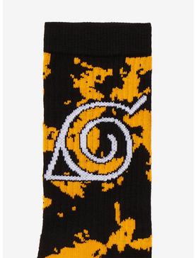 Naruto Shippuden Hidden Leaf Tie-Dye Crew Socks, , hi-res