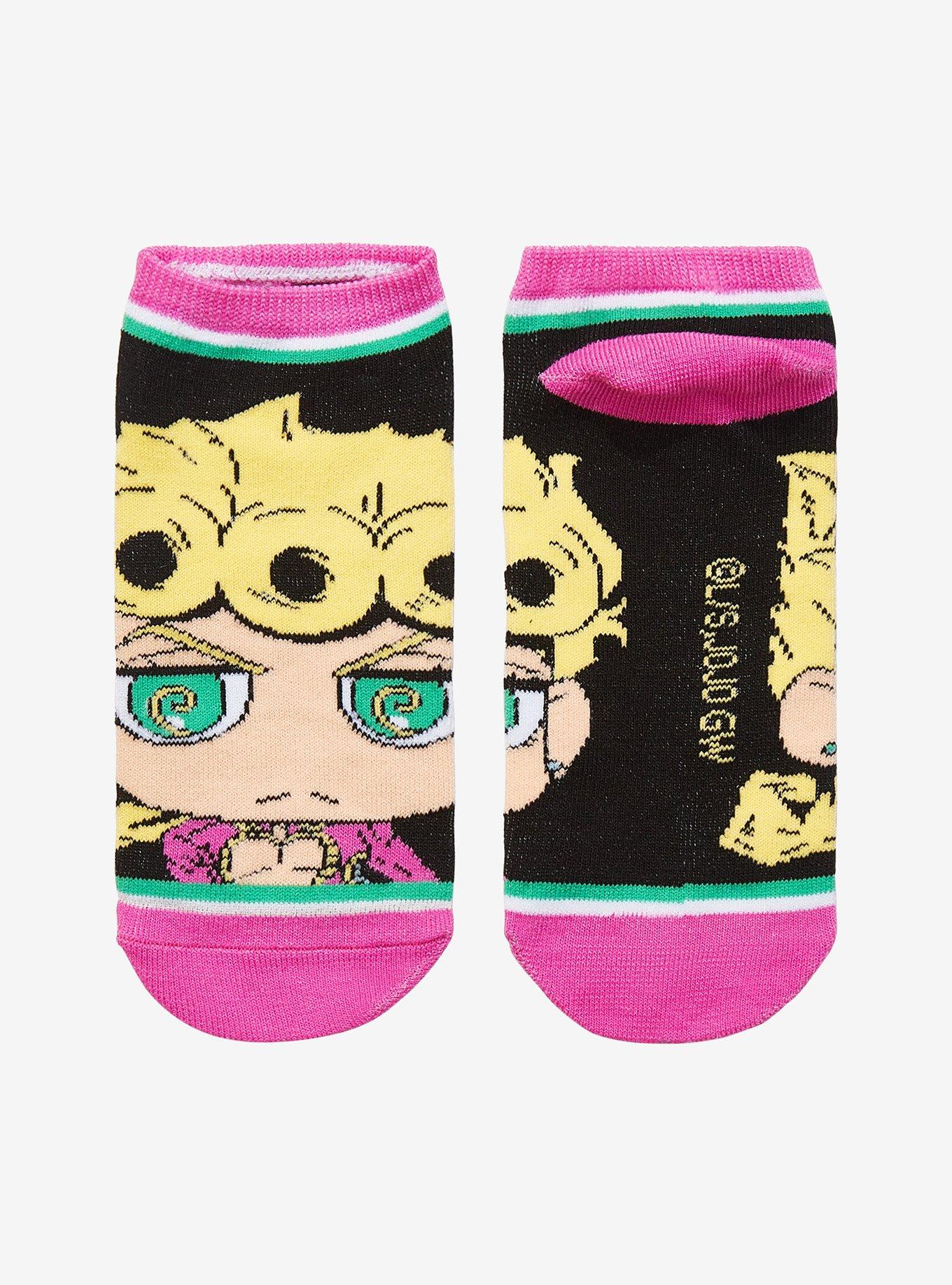JoJo's Bizarre Adventure Chibi Giorno No-Show Socks, , alternate