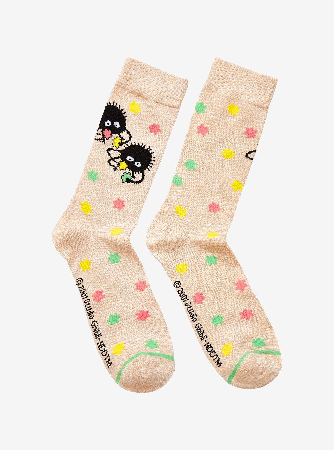 Studio Ghibli Spirited Away Soot Sprite Crew Socks, , alternate