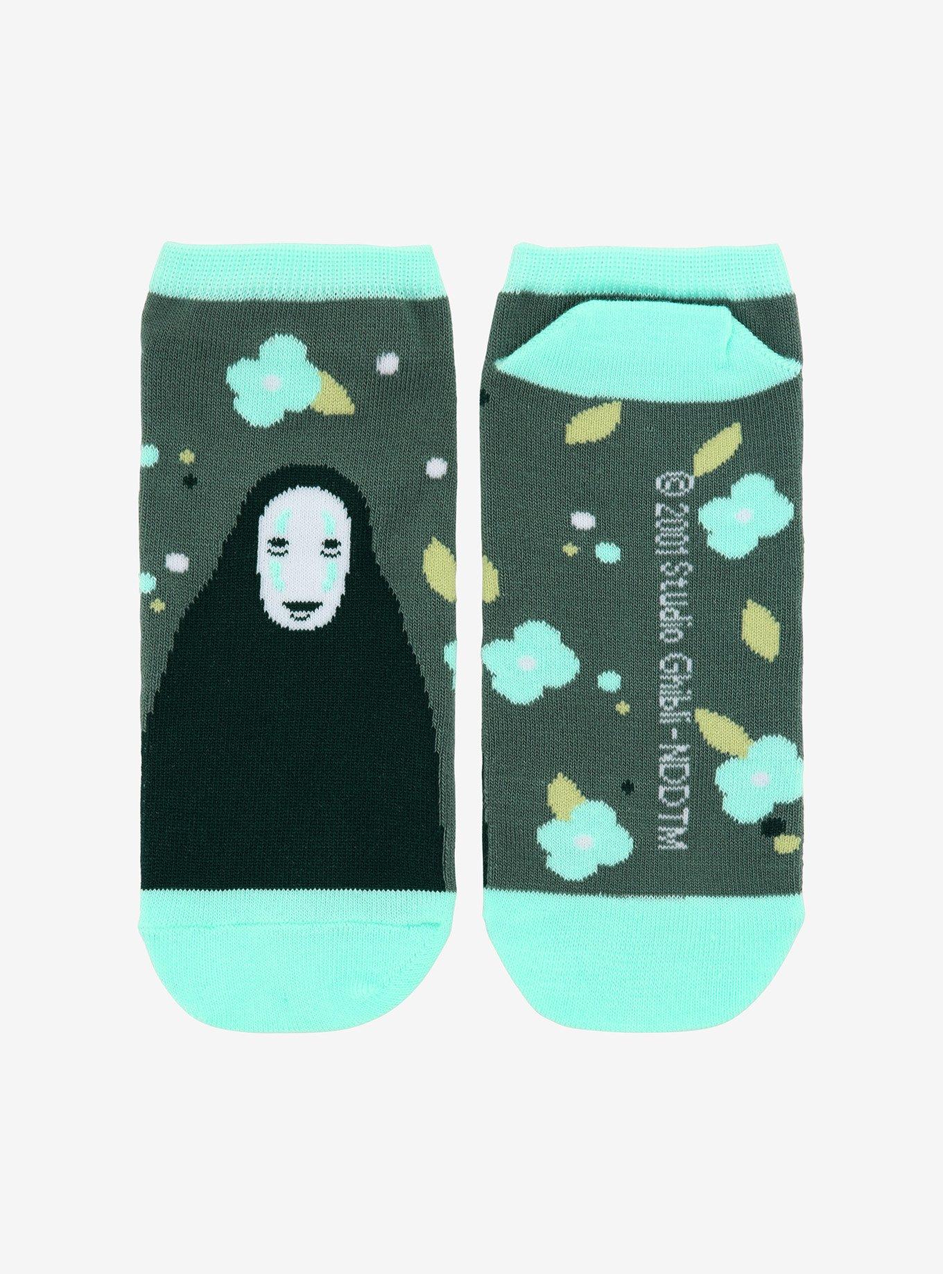 Studio Ghibli Spirited Away No-Face No-Show Socks, , alternate