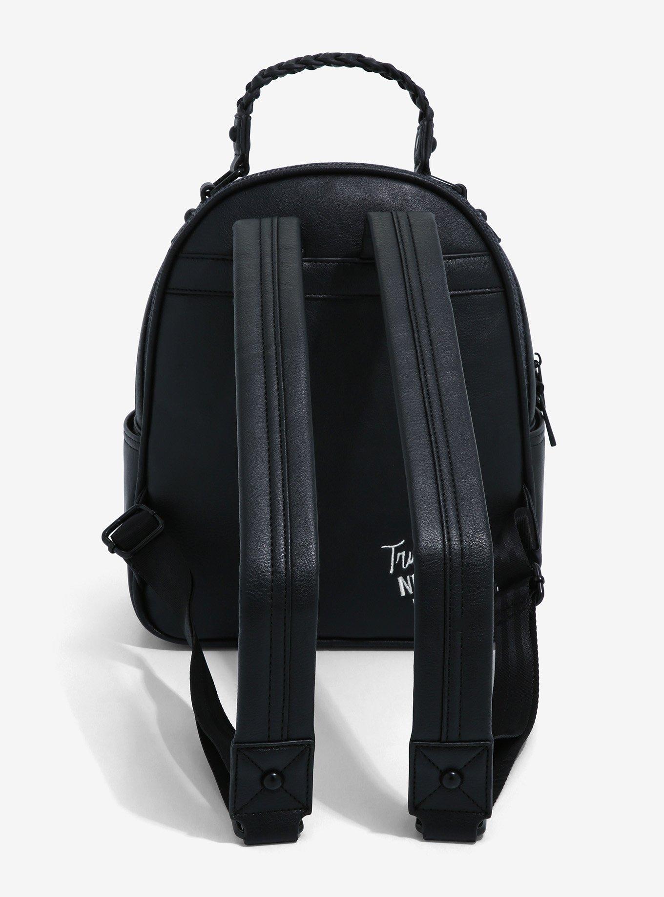 Our Universe Disney The Nightmare Before Christmas Jack Skellington & Sally Plaid Mini Backpack - BoxLunch Exclusive, , alternate