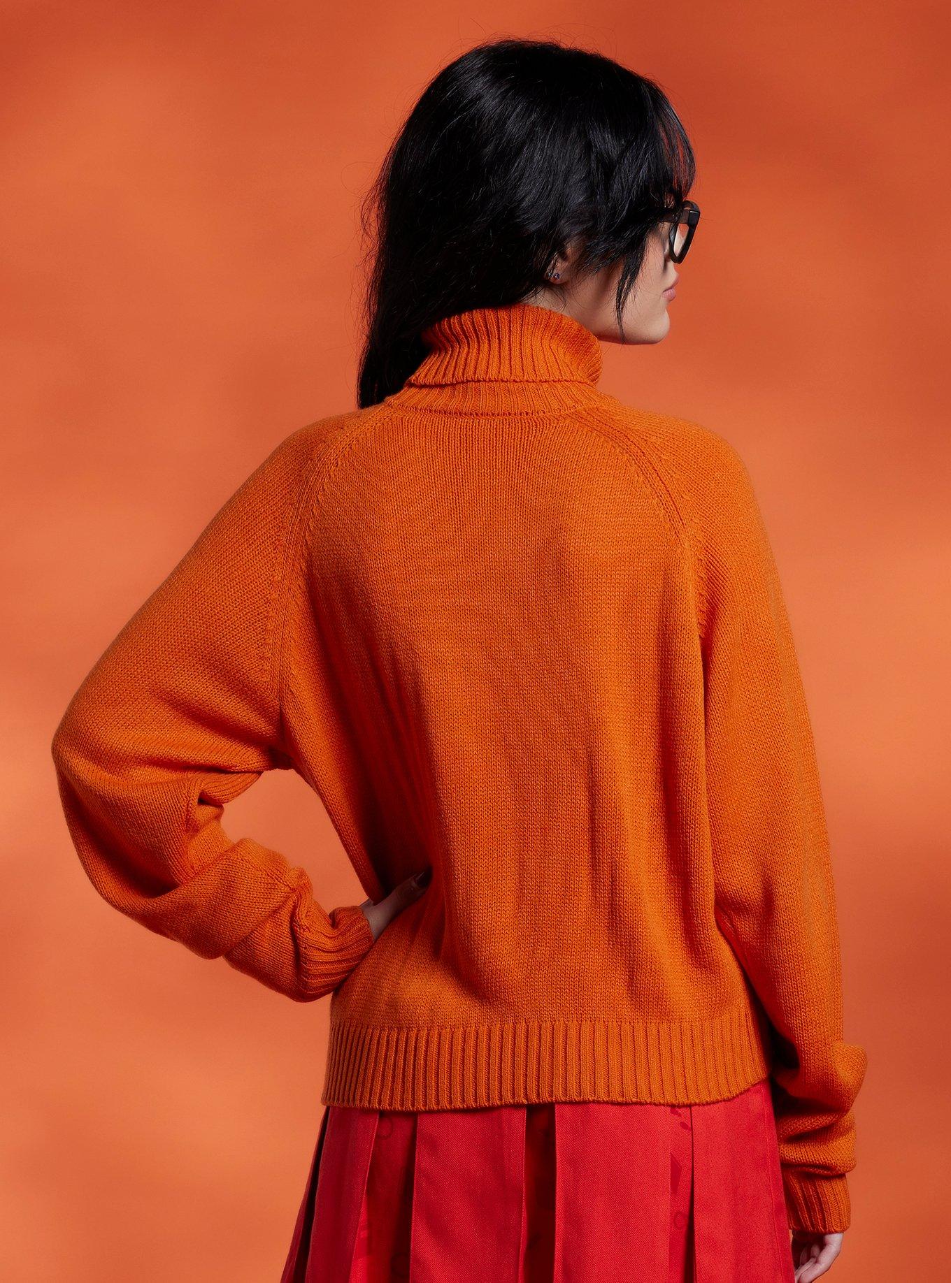 Scooby-Doo! Velma Turtleneck Sweater, ORANGE, alternate