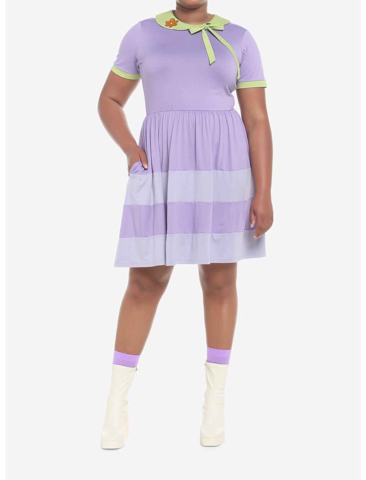Scooby-Doo! Daphne Lavender Dress Plus Size, PURPLE  TURQ, alternate