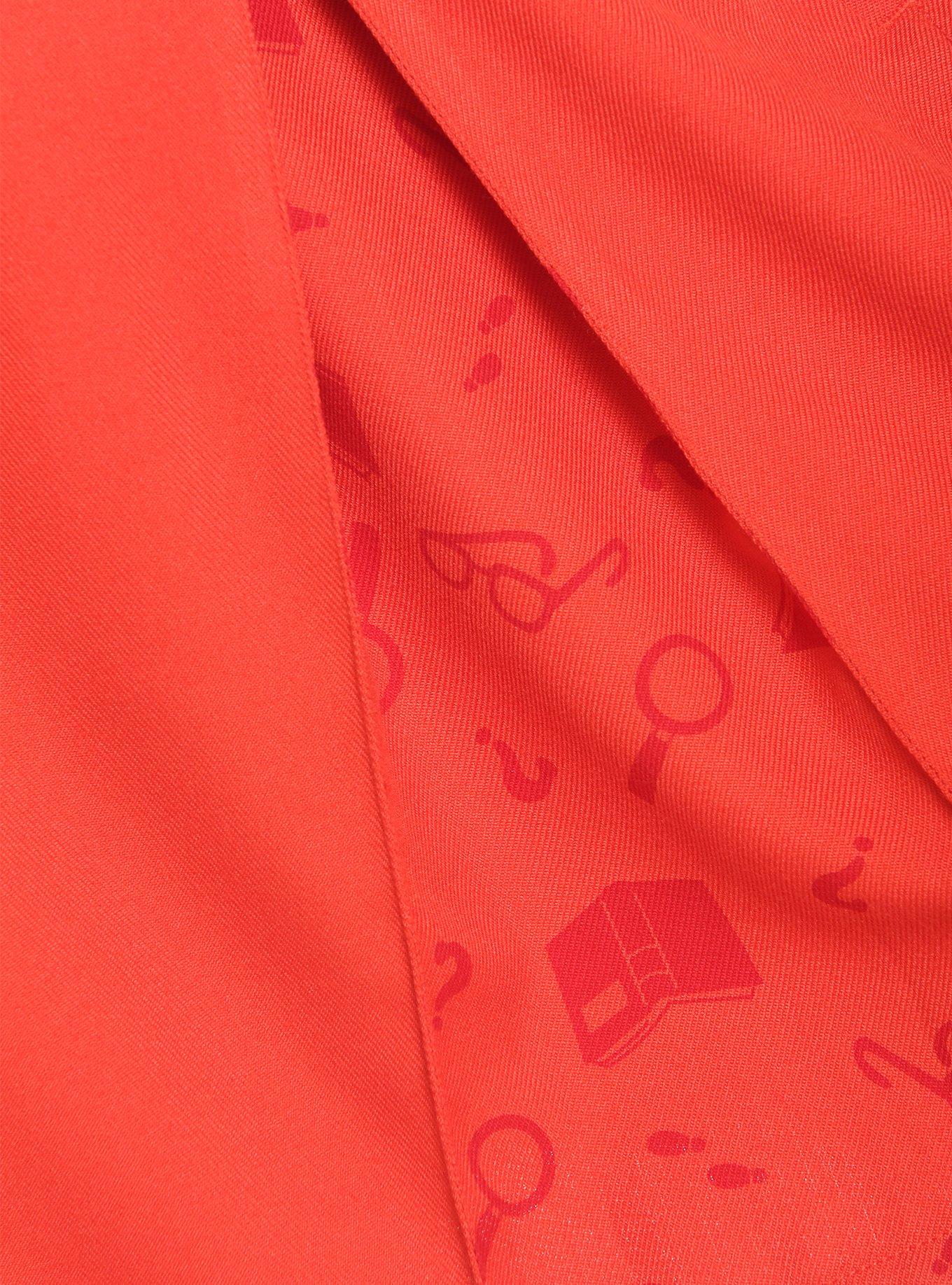 Scooby-Doo! Velma Pleated Skirt Plus Size, RED, alternate
