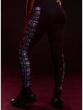 Her Universe Marvel Black Panther: Wakanda Forever Geometric Stripe Leggings, BLACK  PURPLE, alternate