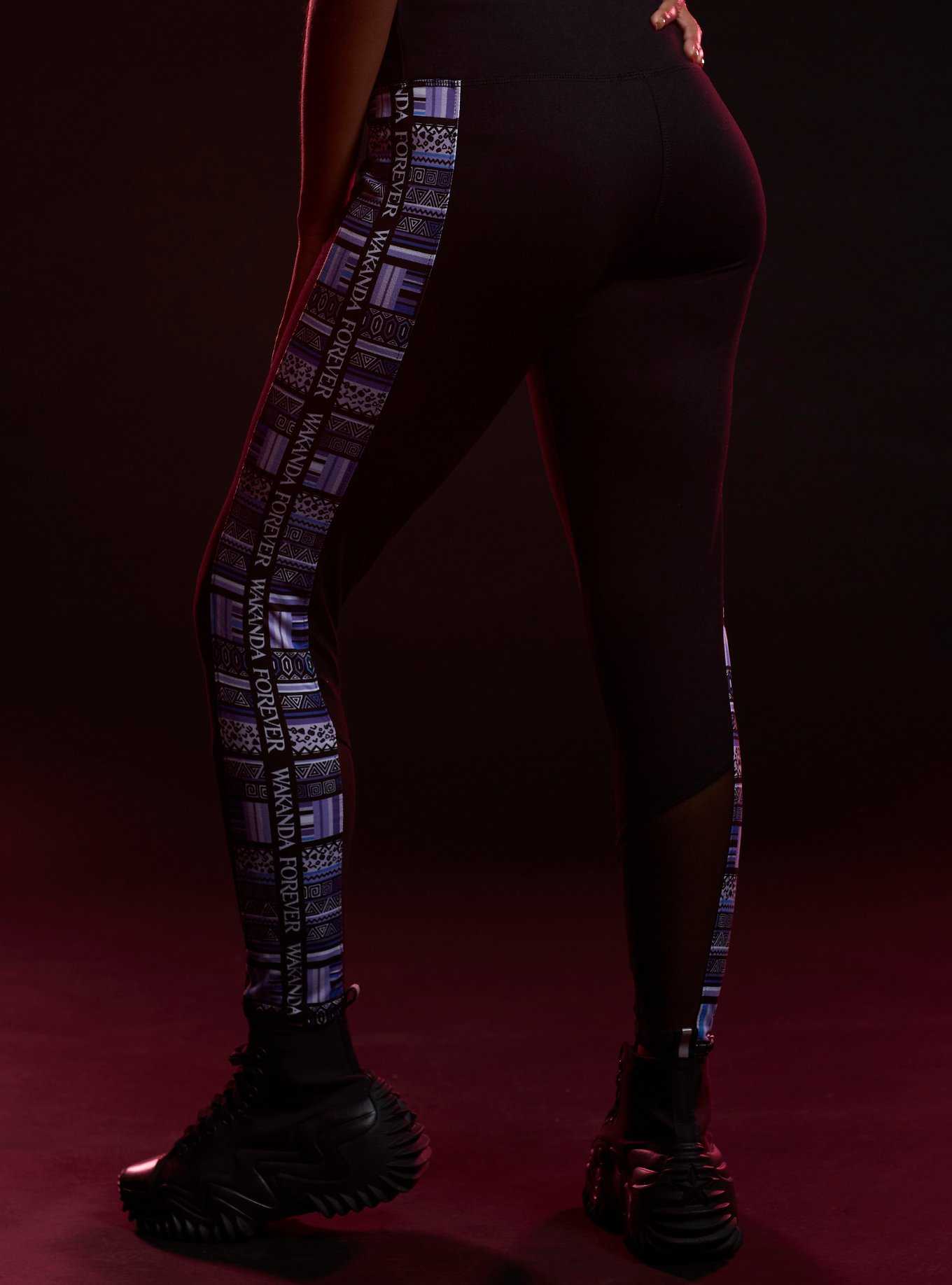 Her Universe Marvel Black Panther: Wakanda Forever Geometric Stripe Leggings, , hi-res