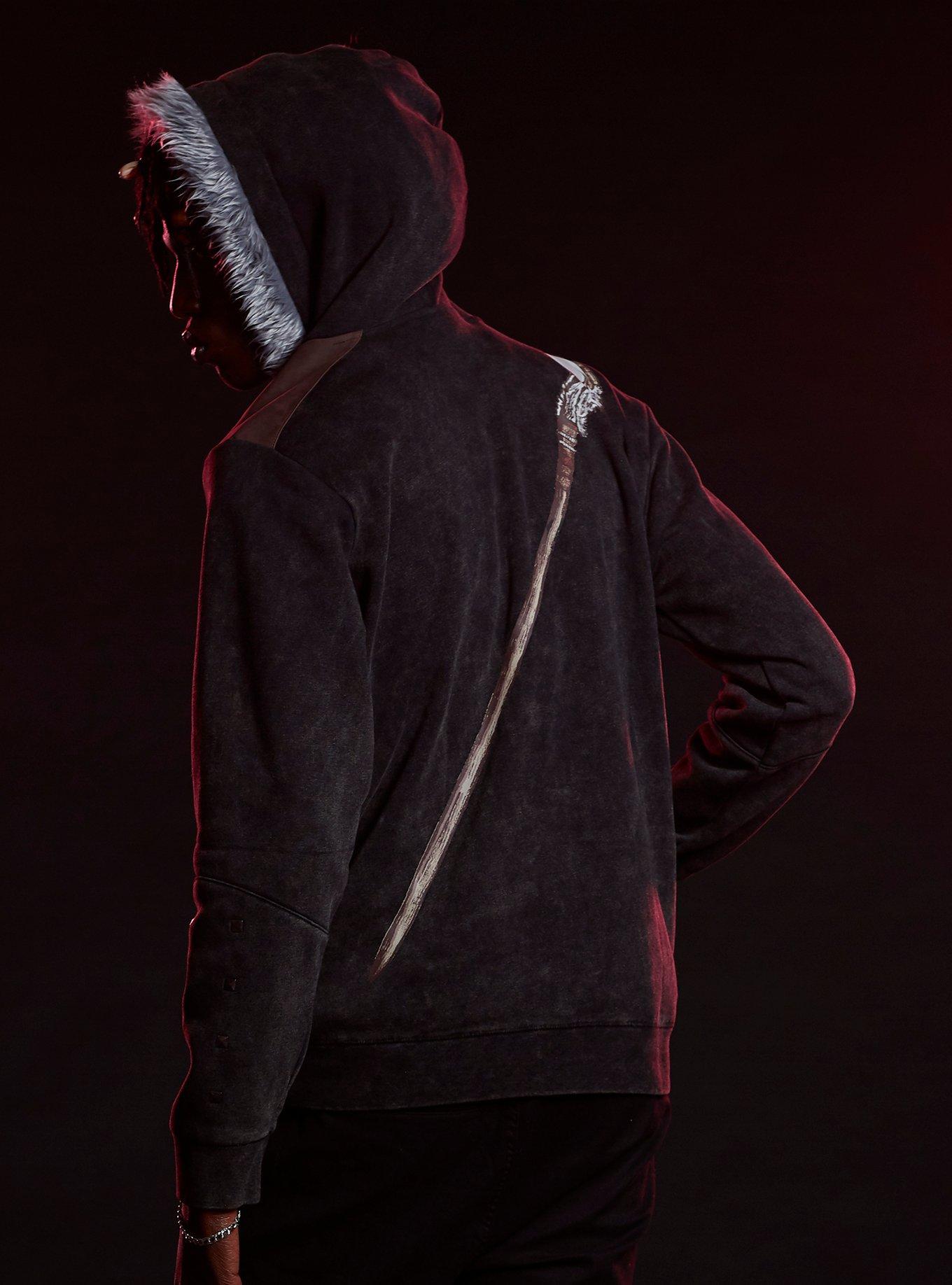 Our Universe Black Panther: Wakanda Forever M'Baku Hoodie, BLACK  CHARCOAL, alternate