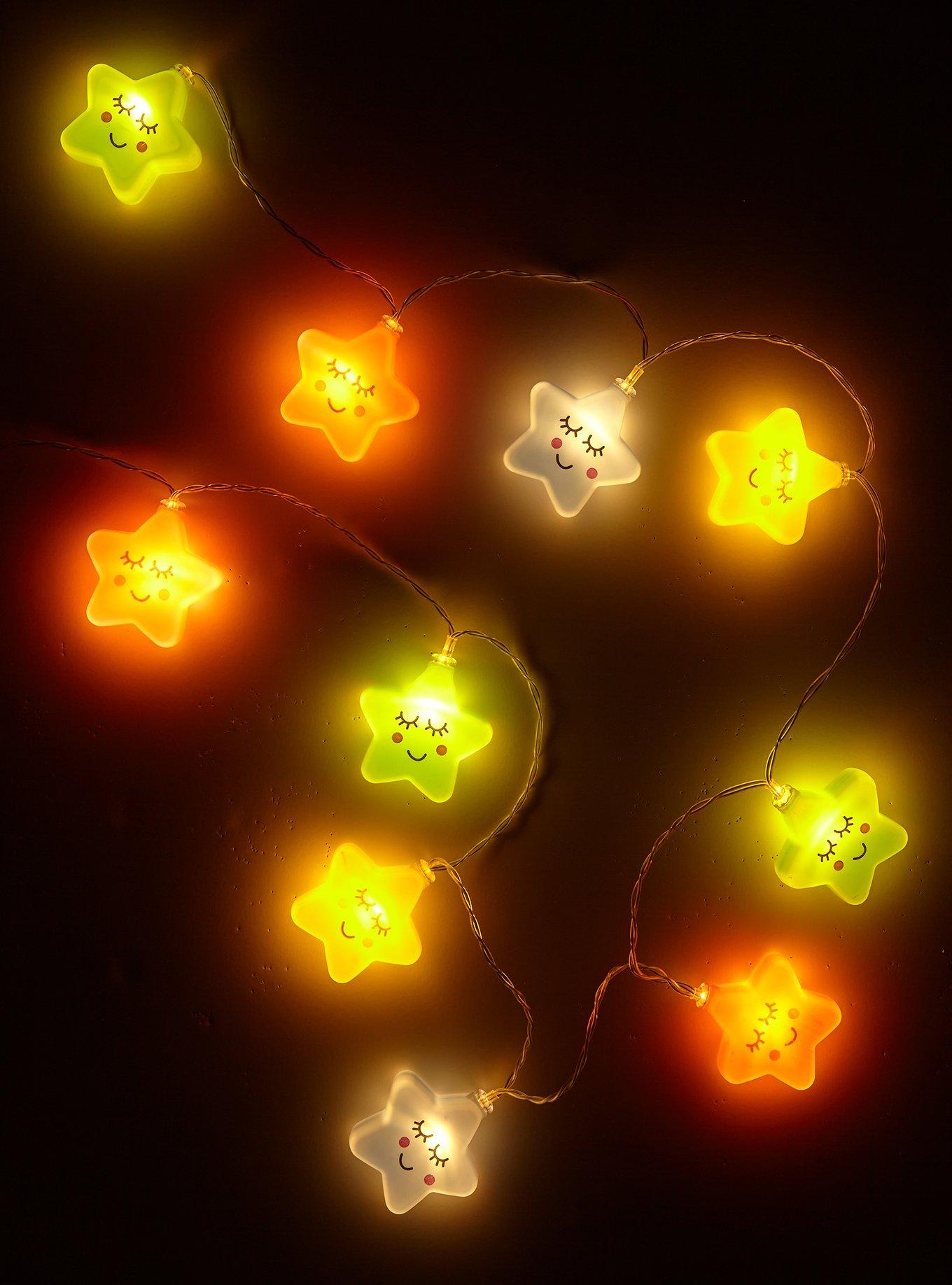 Pastel Star String Lights, , alternate