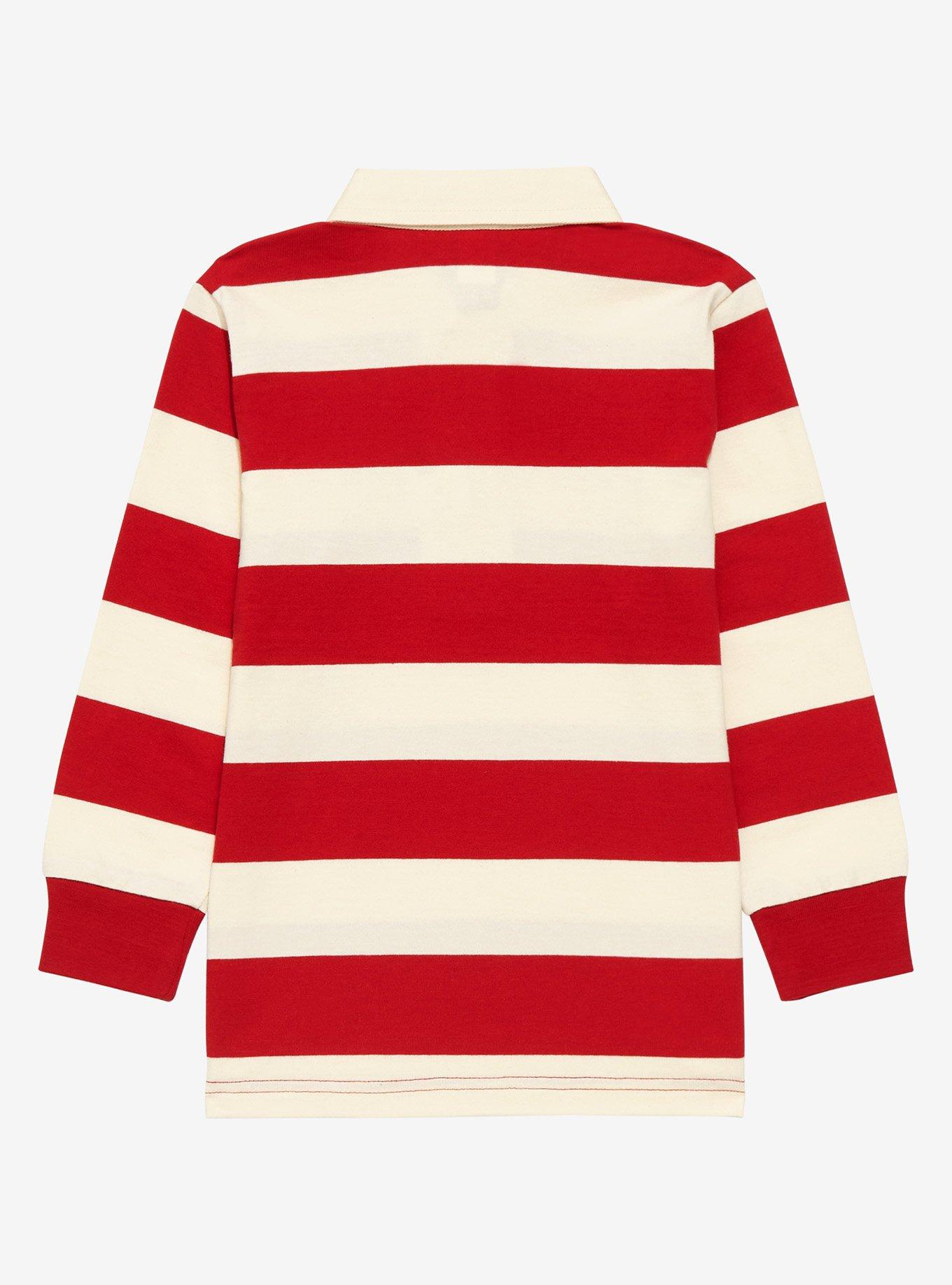 Disney Pinocchio Striped Toddler Long Sleeve T-Shirt - BoxLunch Exclusive, RED STRIPE, alternate